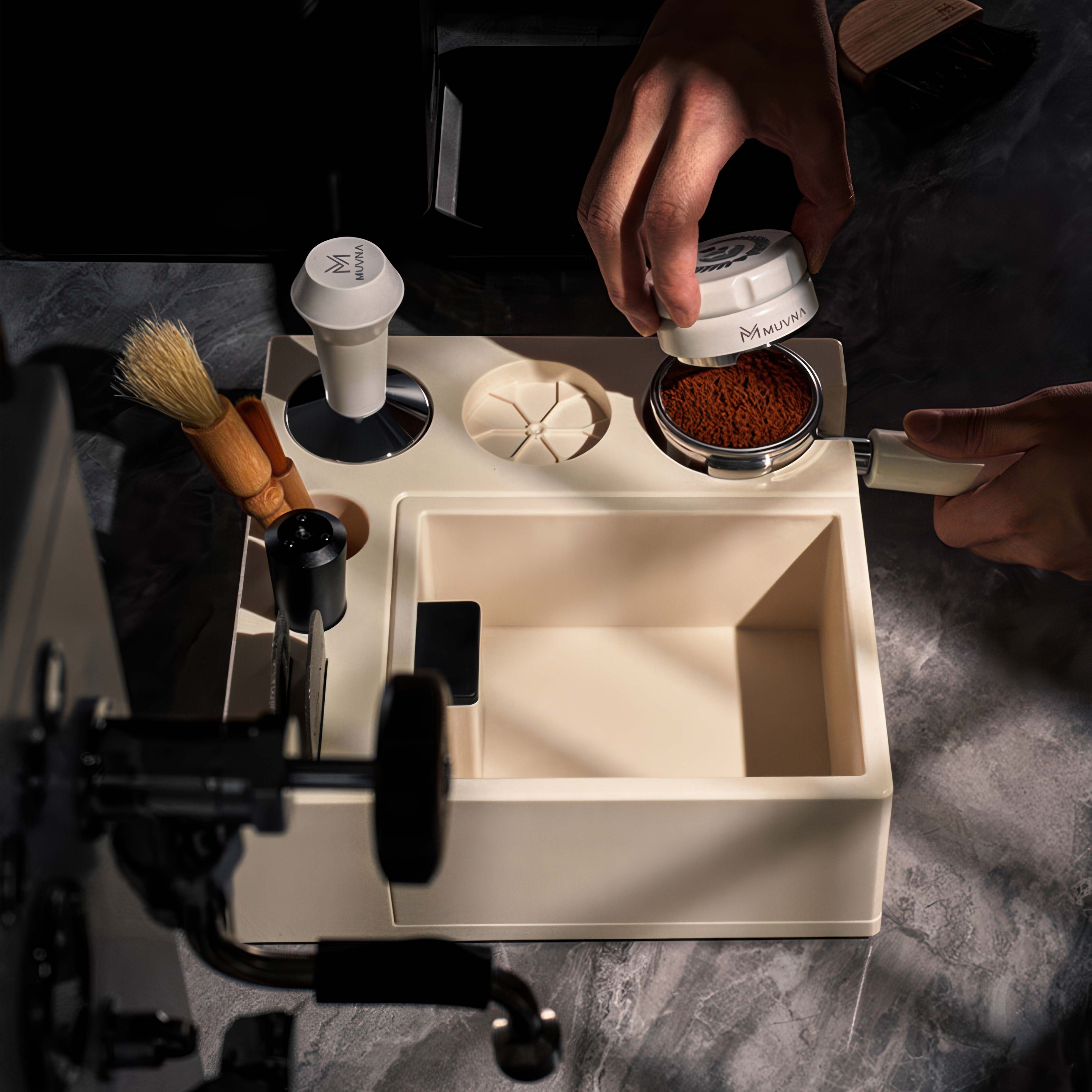 Multi Function Coffee Tamper Station ABS - Lastaforest