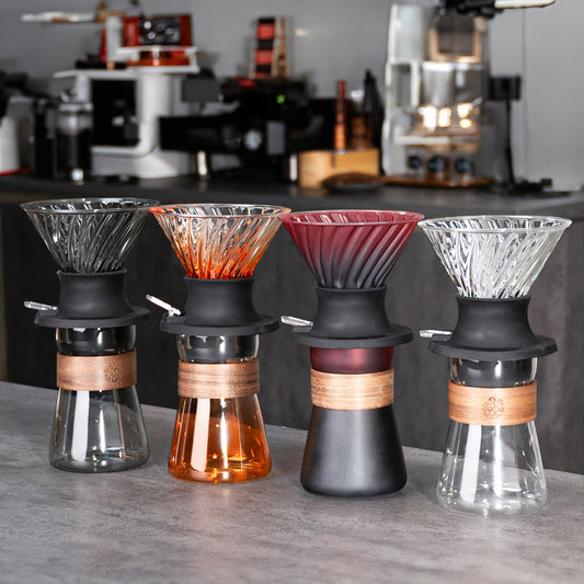 Smart V60 Brewed Coffee Set Includes Glass Drip Filter Cup