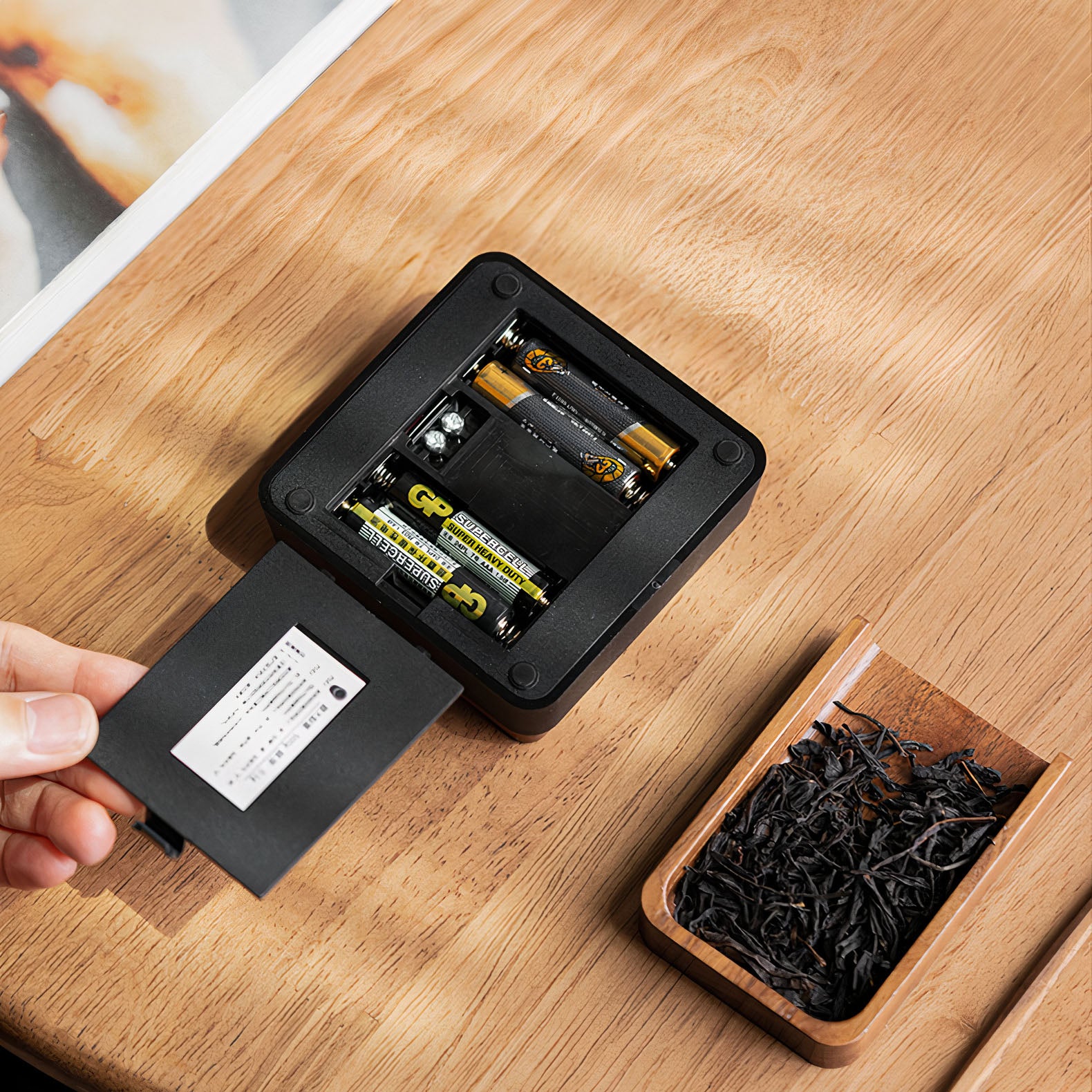 Solid Wood Electronic Scale for Tea and Coffee - Lastaforest