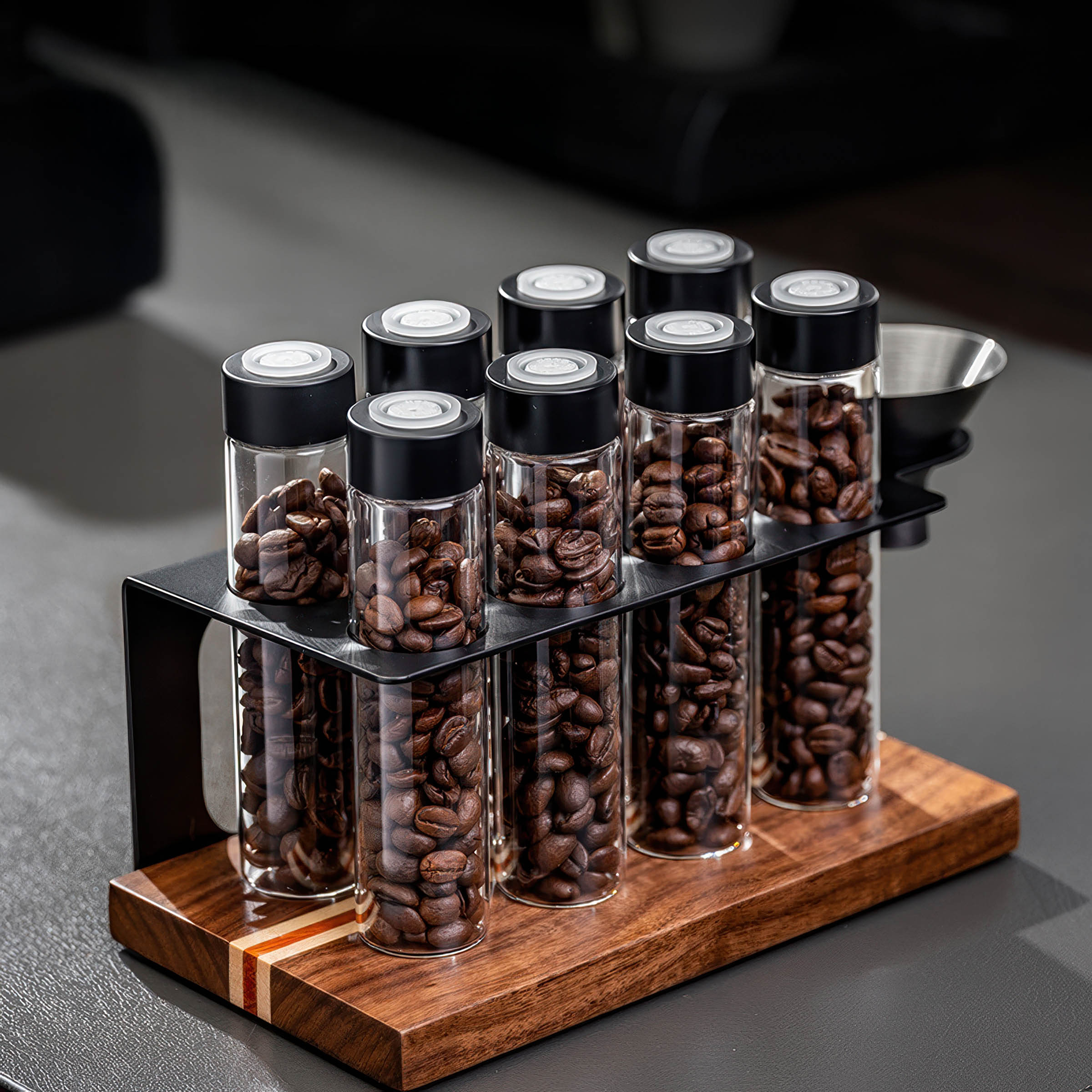 Lab-Style Coffee Storage Bean Rack - Thumbnail 4