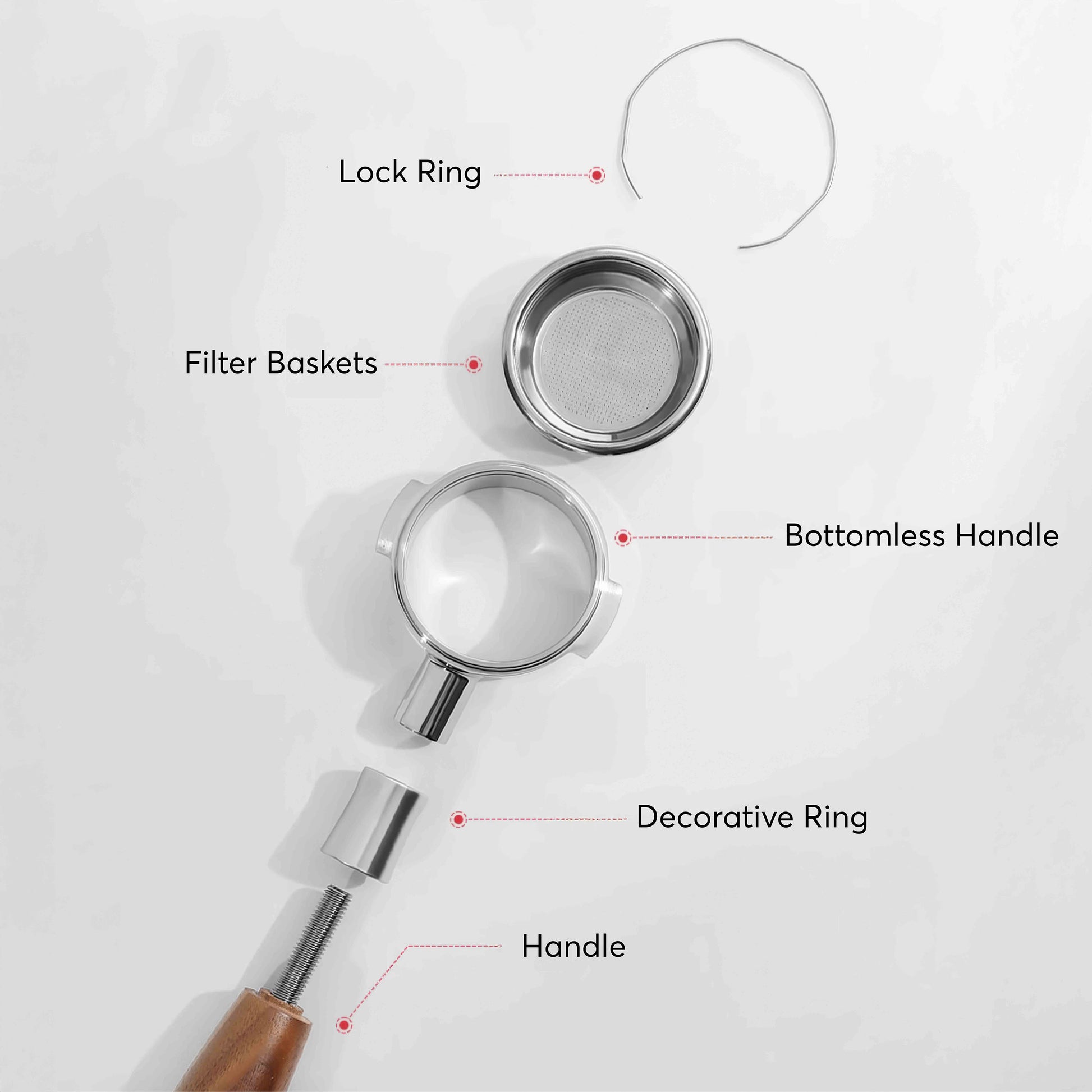 ZH-58 Bottomless Portafilter - zeroHero® - Lastaforest