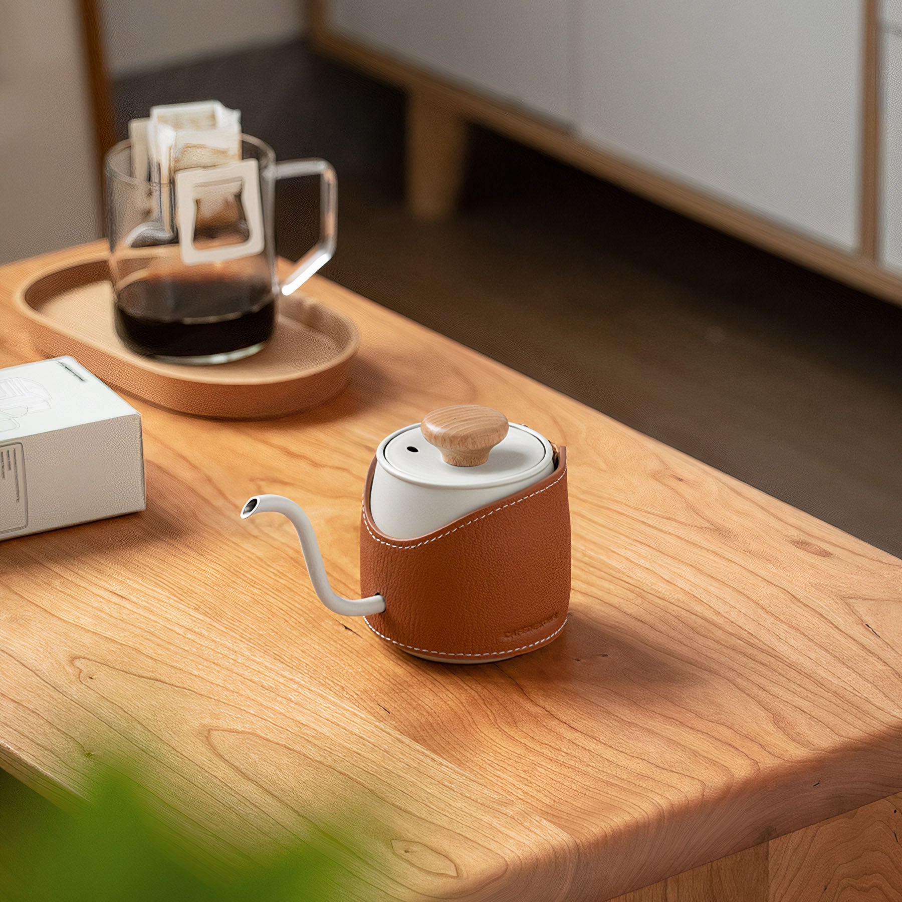 Mini Handleless Coffee Pot for Coffee Brew - Cafe De Kona - Lastaforest