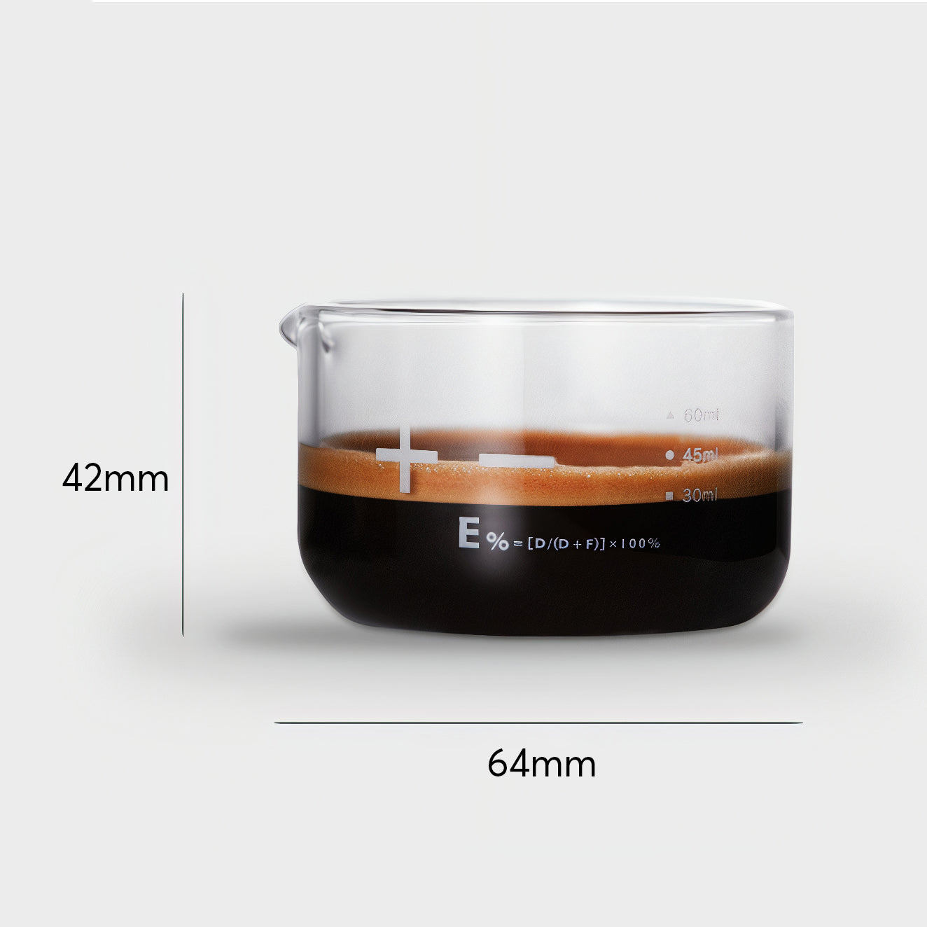 Espresso Shot Glass with Measuring Scale - MUVNA - Lastaforest