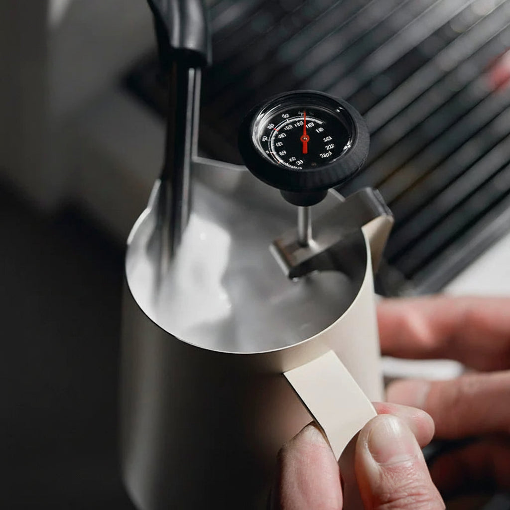 MUVNA Bar Mechanical ThermometerHand-poured Espresso Milk Foam Clip Thermometer