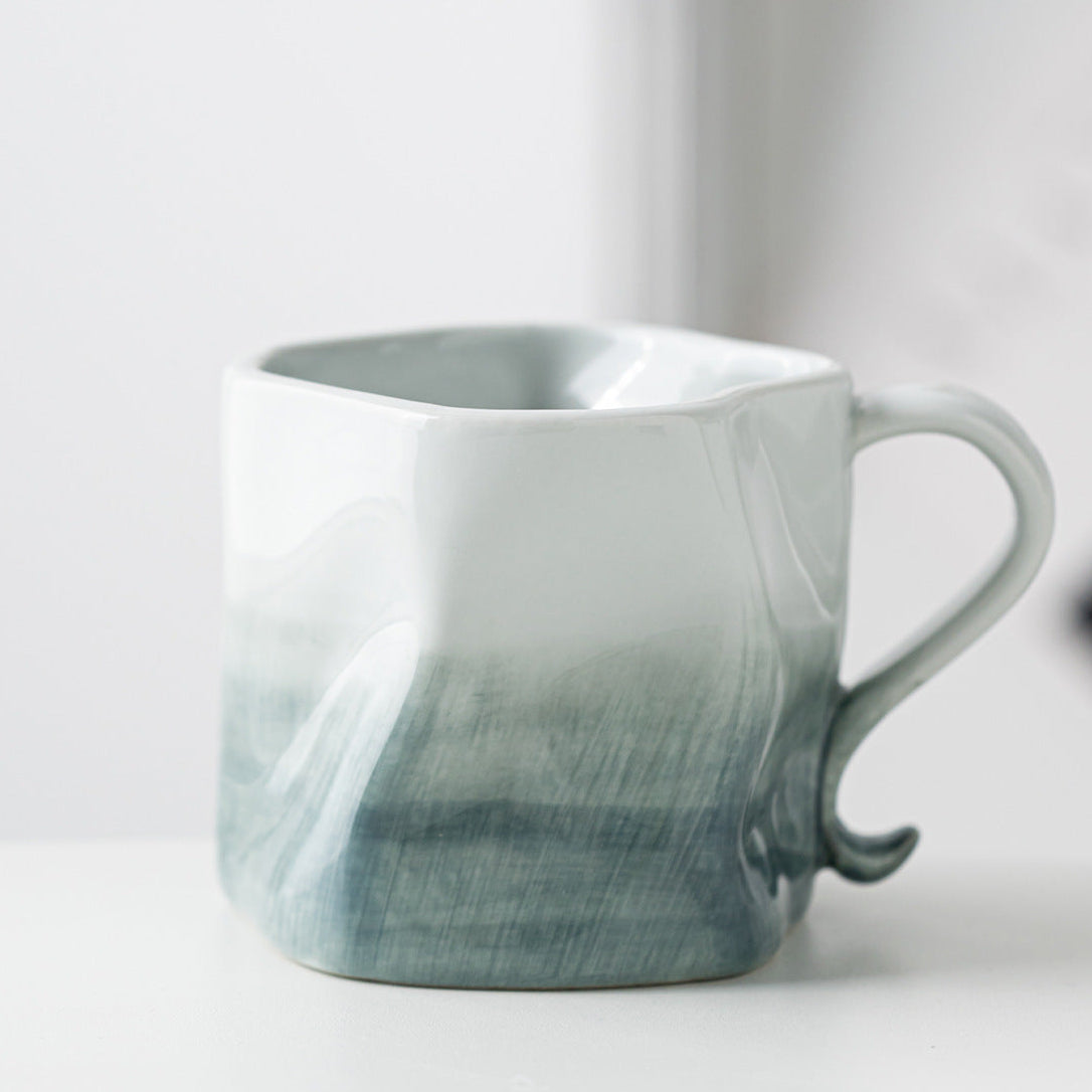 Hand-Painted Ceramic Coffee Mug
