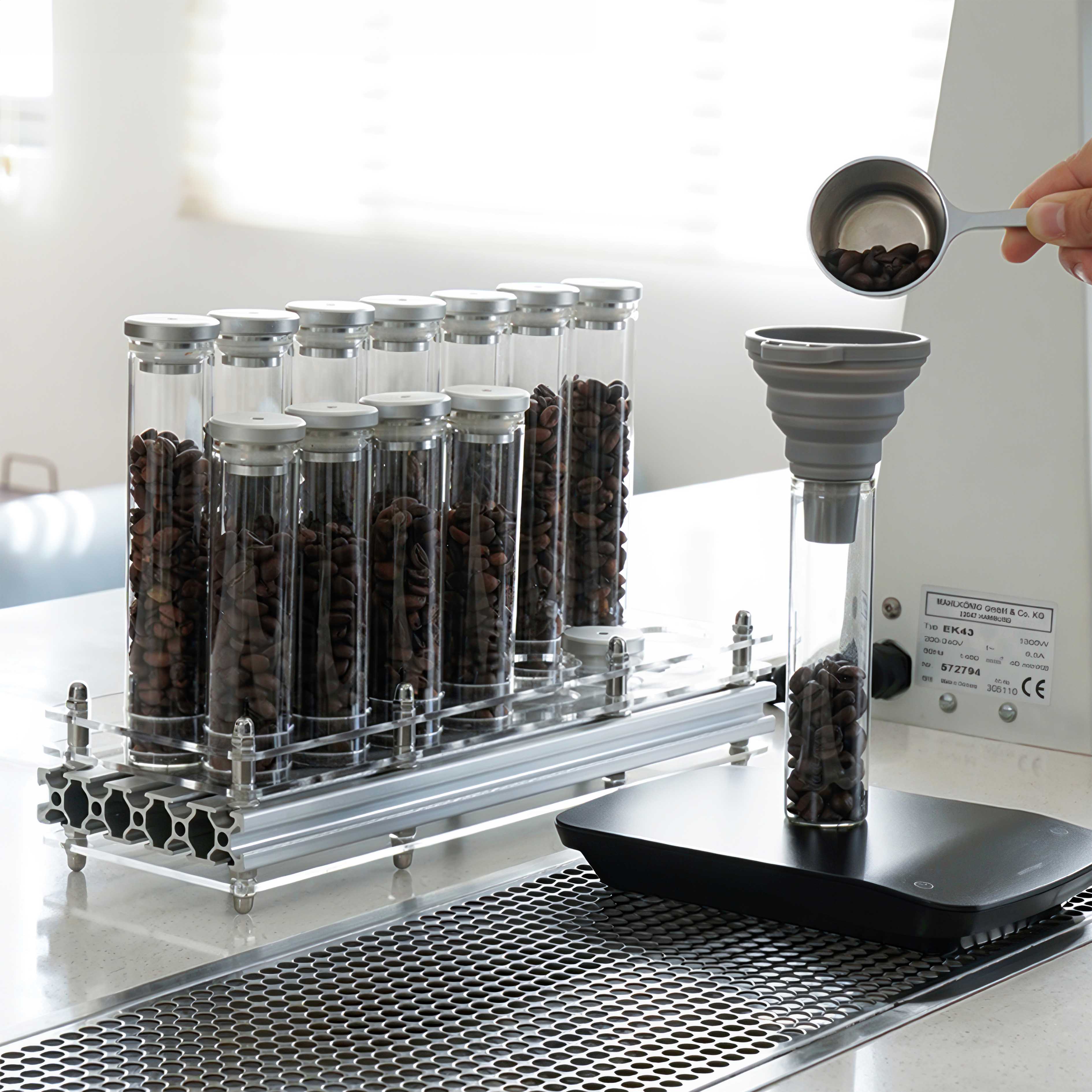 Coffee Bean Storage Bottle with One Way Valve - Lastaforest