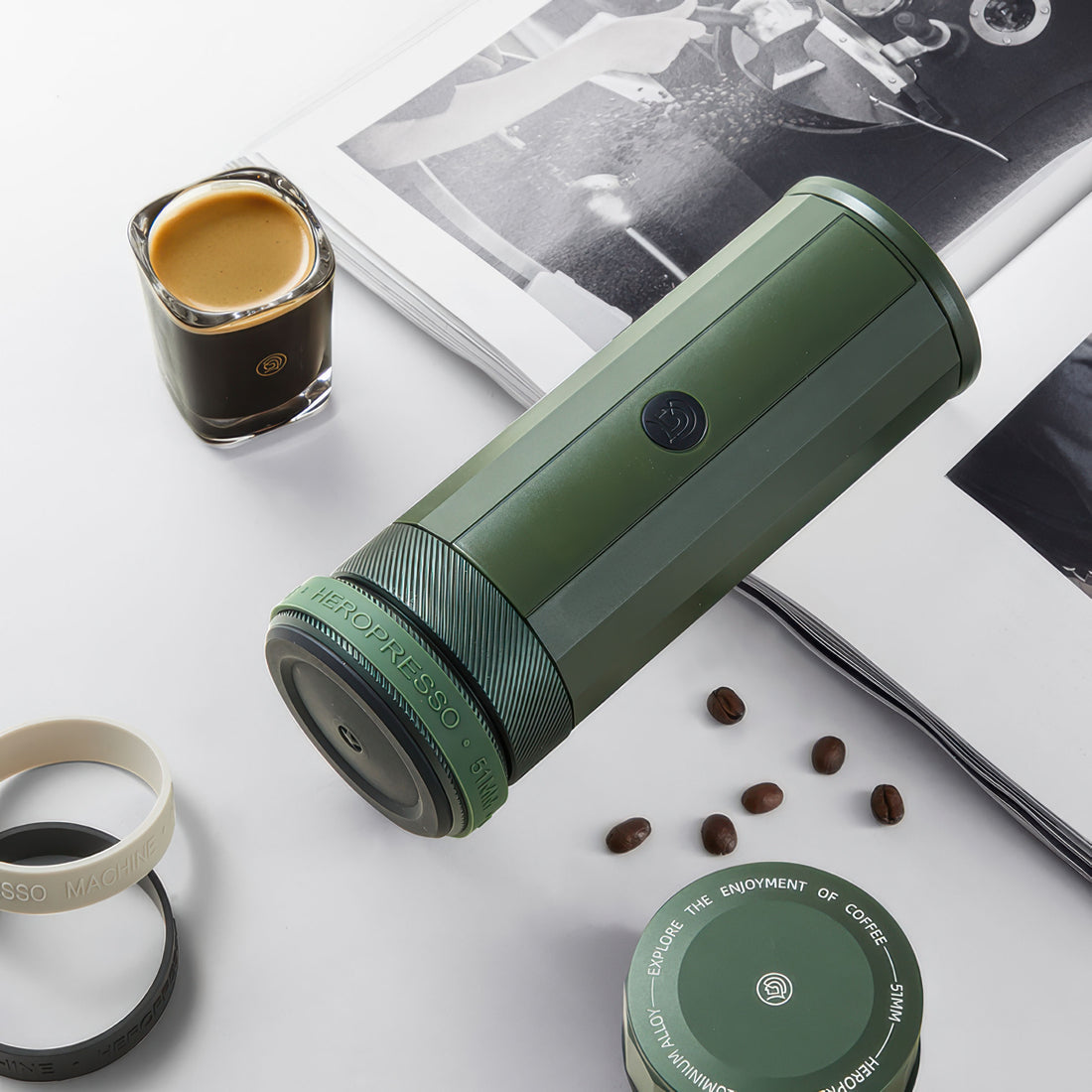 Heropresso 20-Bar Portable Espresso Maker Pro