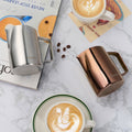 Feepie Milk Pitcher 450ml - Beveled Spout Latte Art Jug - Lastaforest