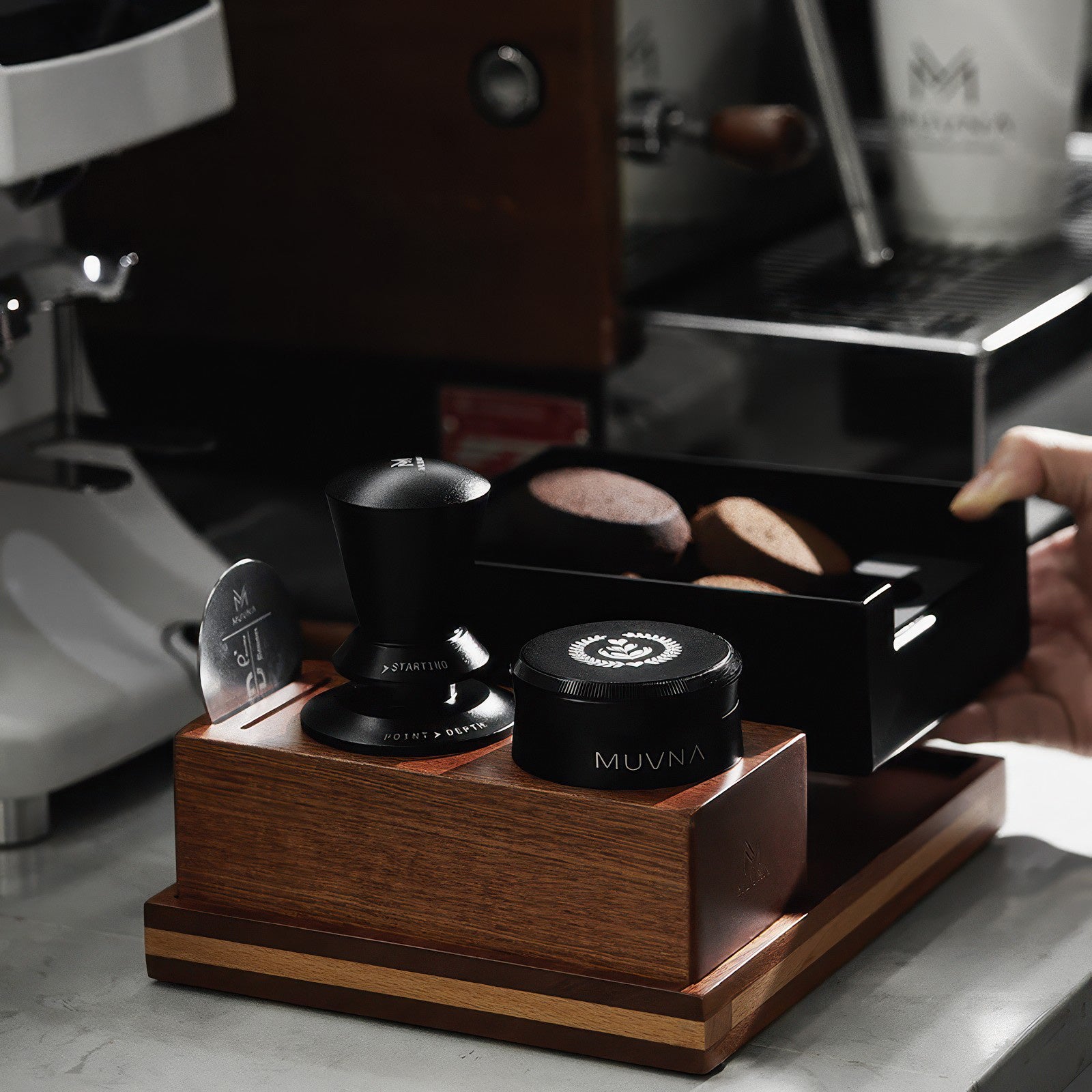 Premium Wooden Tamping Station Organizer - Thumbnail 5