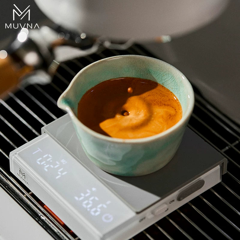 MUVNA espresso cup, ceramic ice crackle, ounce cup, measuring cup, smell tasting cup