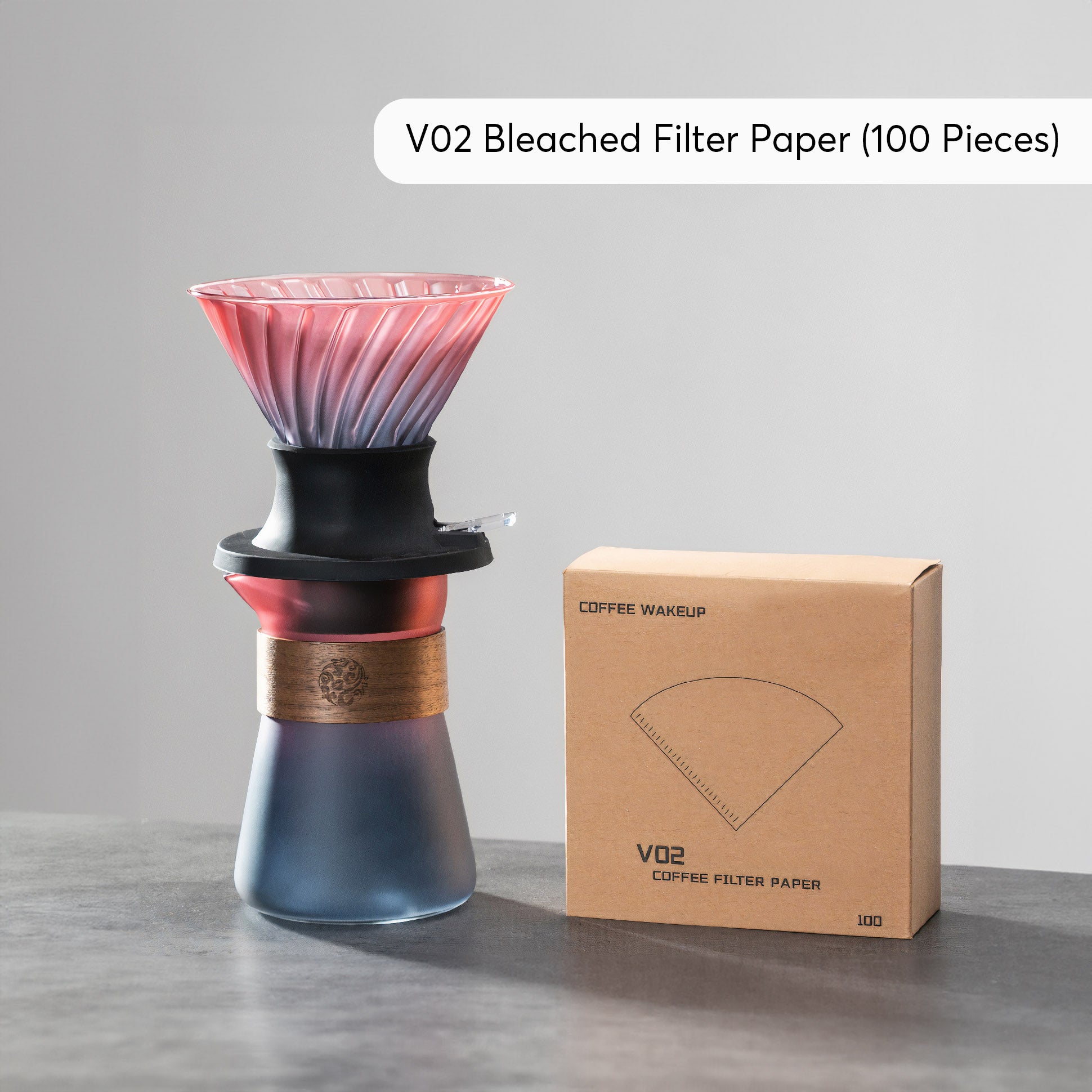 Smart V60 Brewed Coffee Set Includes Glass Drip Filter Cup - Lastaforest