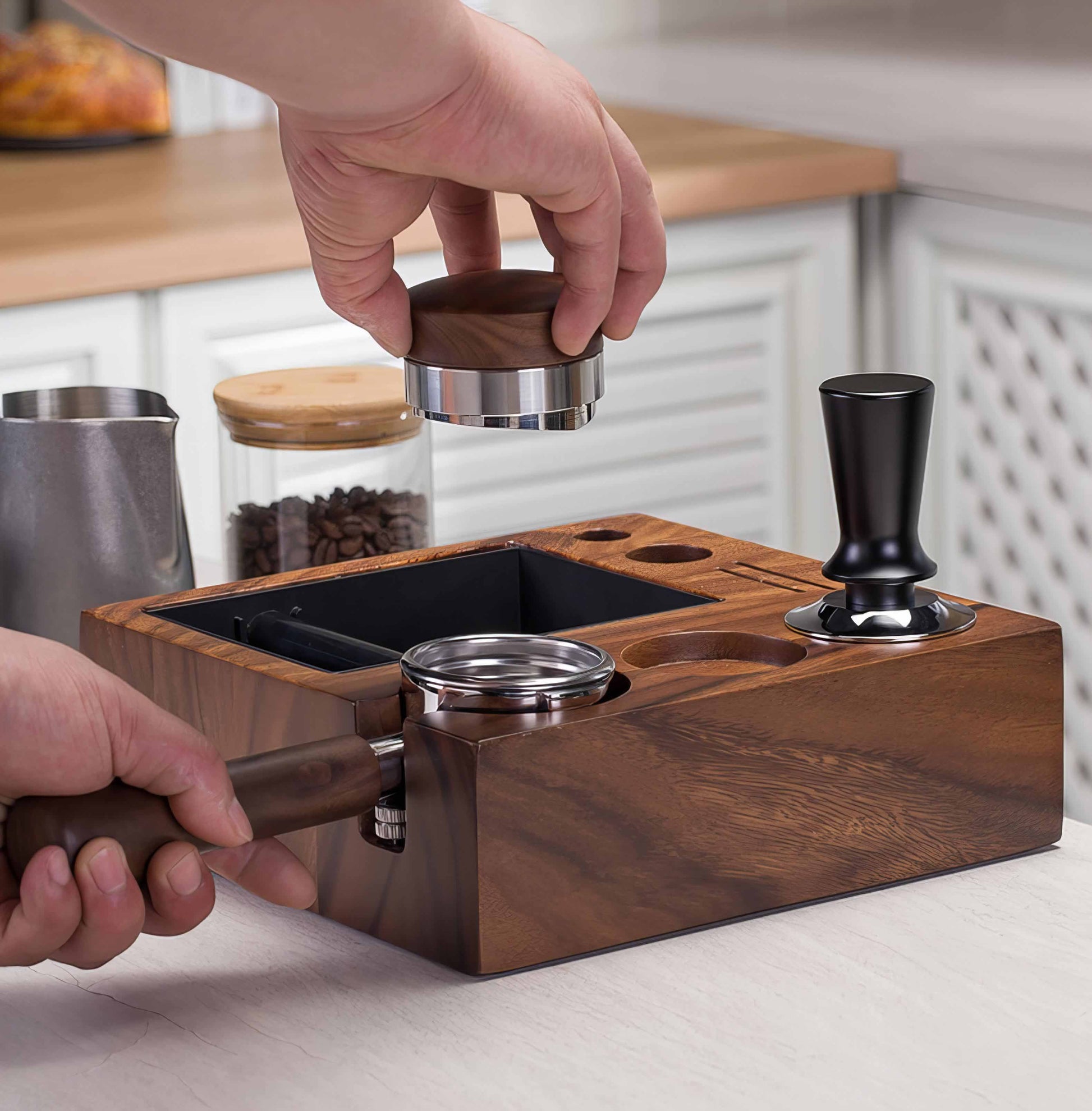 coffee b aufbewahrung Espresso-Kaffeeverwahrungsbox für Barista – Lastaforest