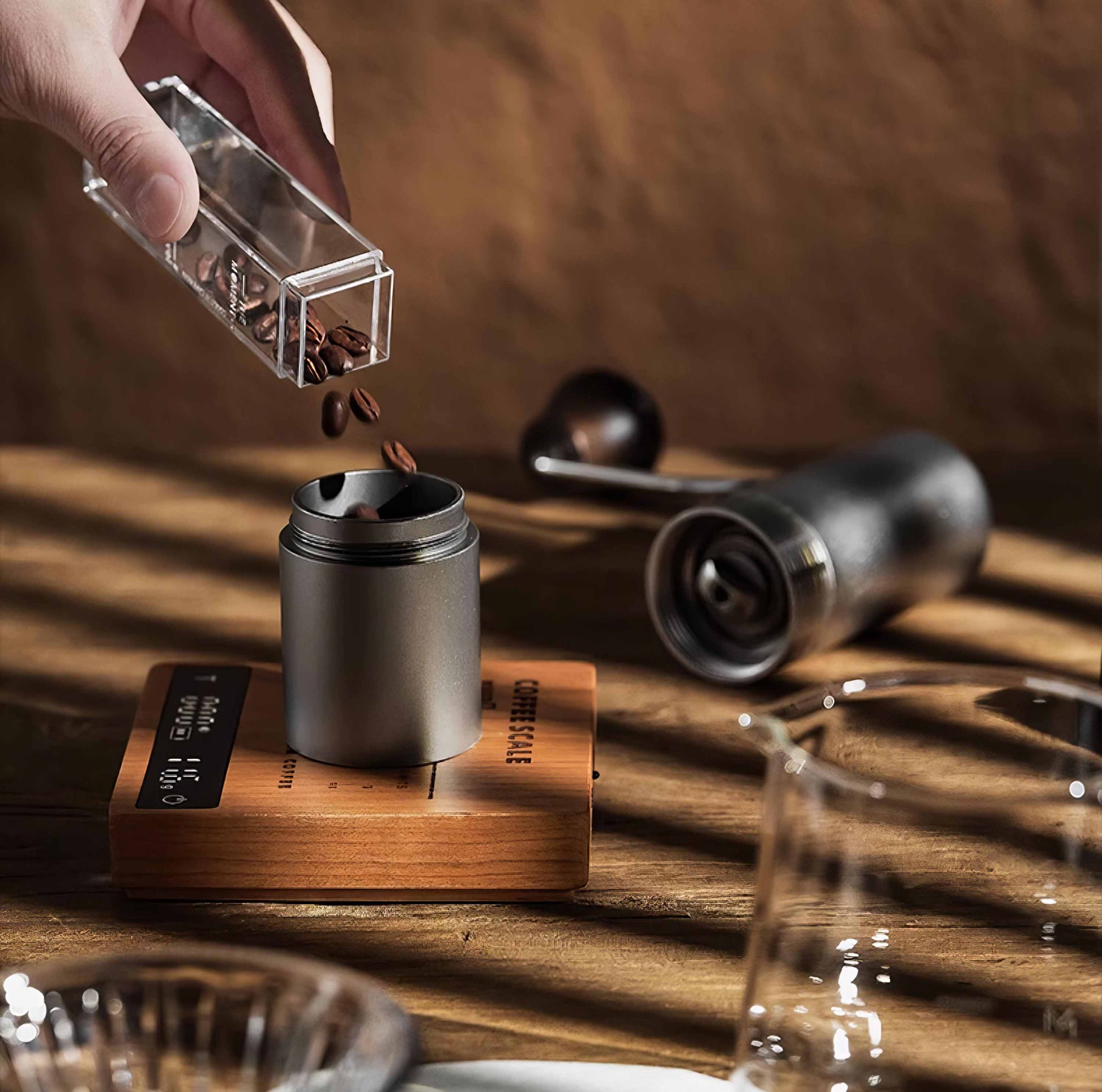 Wooden Coffee Scale | High Precision Scale with Touch Sensor