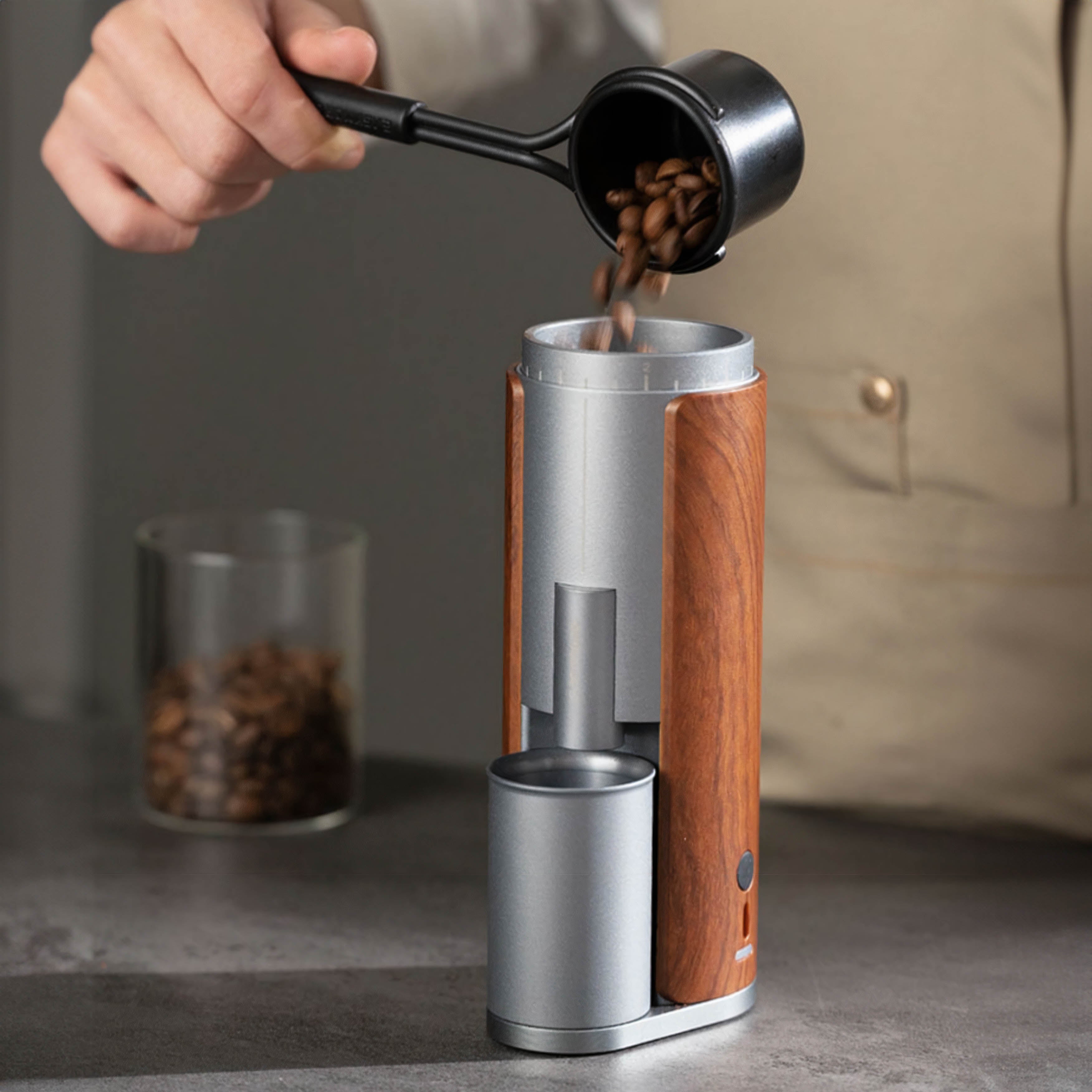 Portable Rechargeable Coffee Grinder Electric Hand Brew - Lastaforest