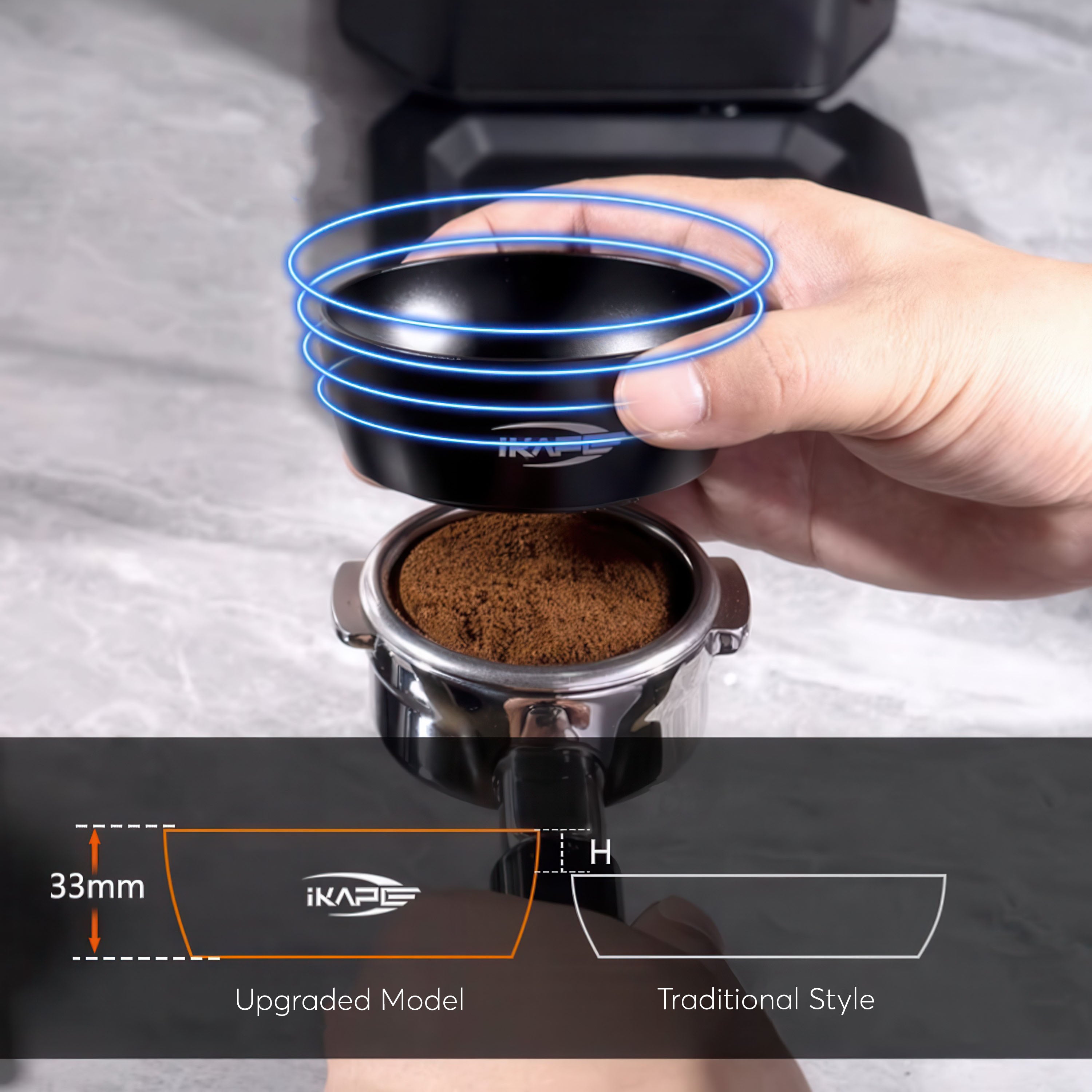 Espresso-Magnet-Dosiertrichter V2
