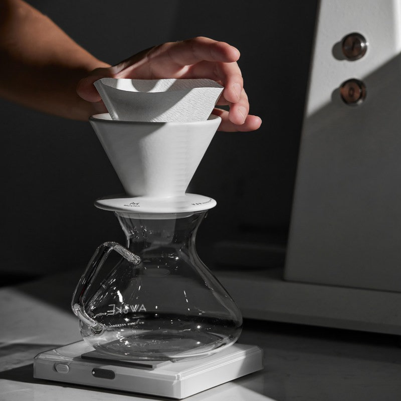 Star Vortex V60 Keramik-Dripper – 16 Spiralfurchen