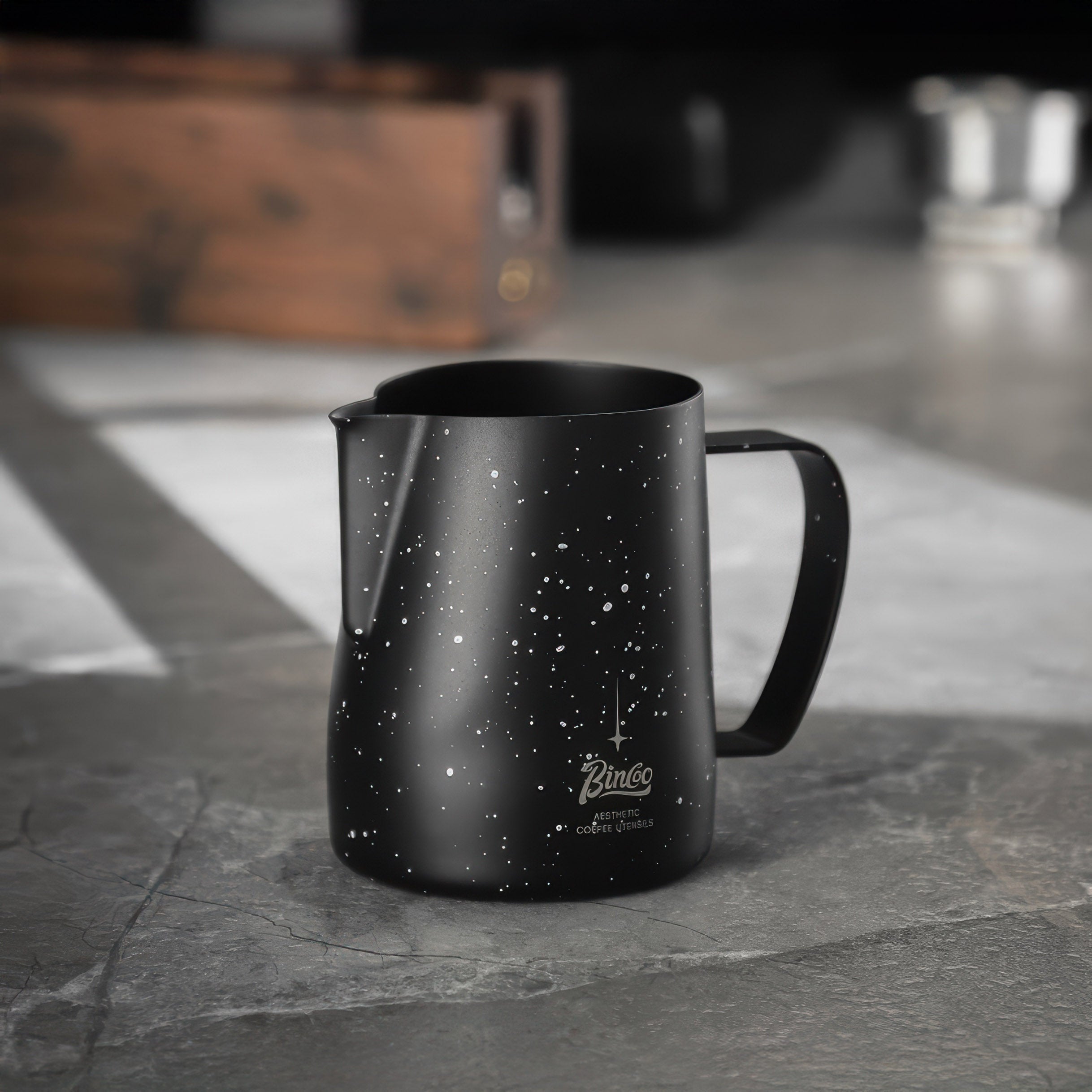 Barista Milk Pitcher - Starry Sky Latte Art Jug - Thumbnail 3