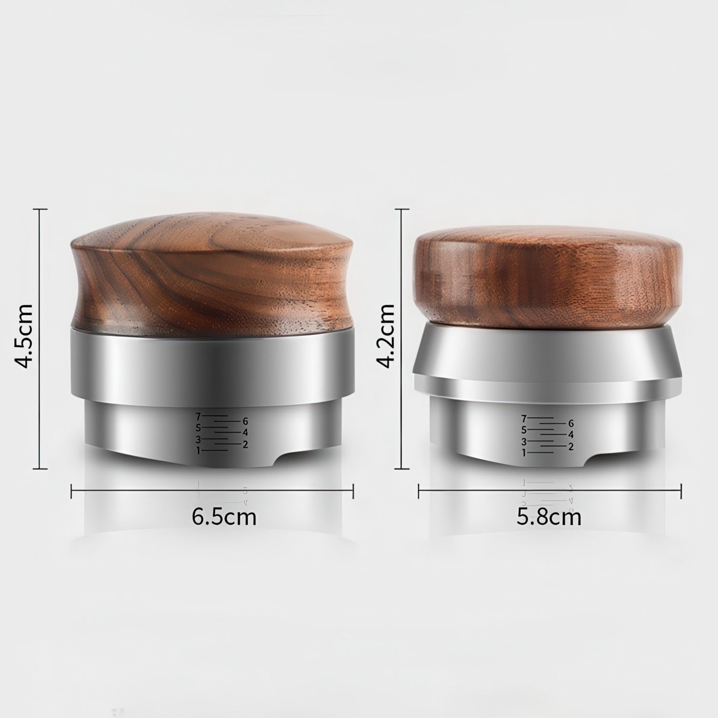 Espresso Distributor with Walnut Handle – view 7 | Lastaforest