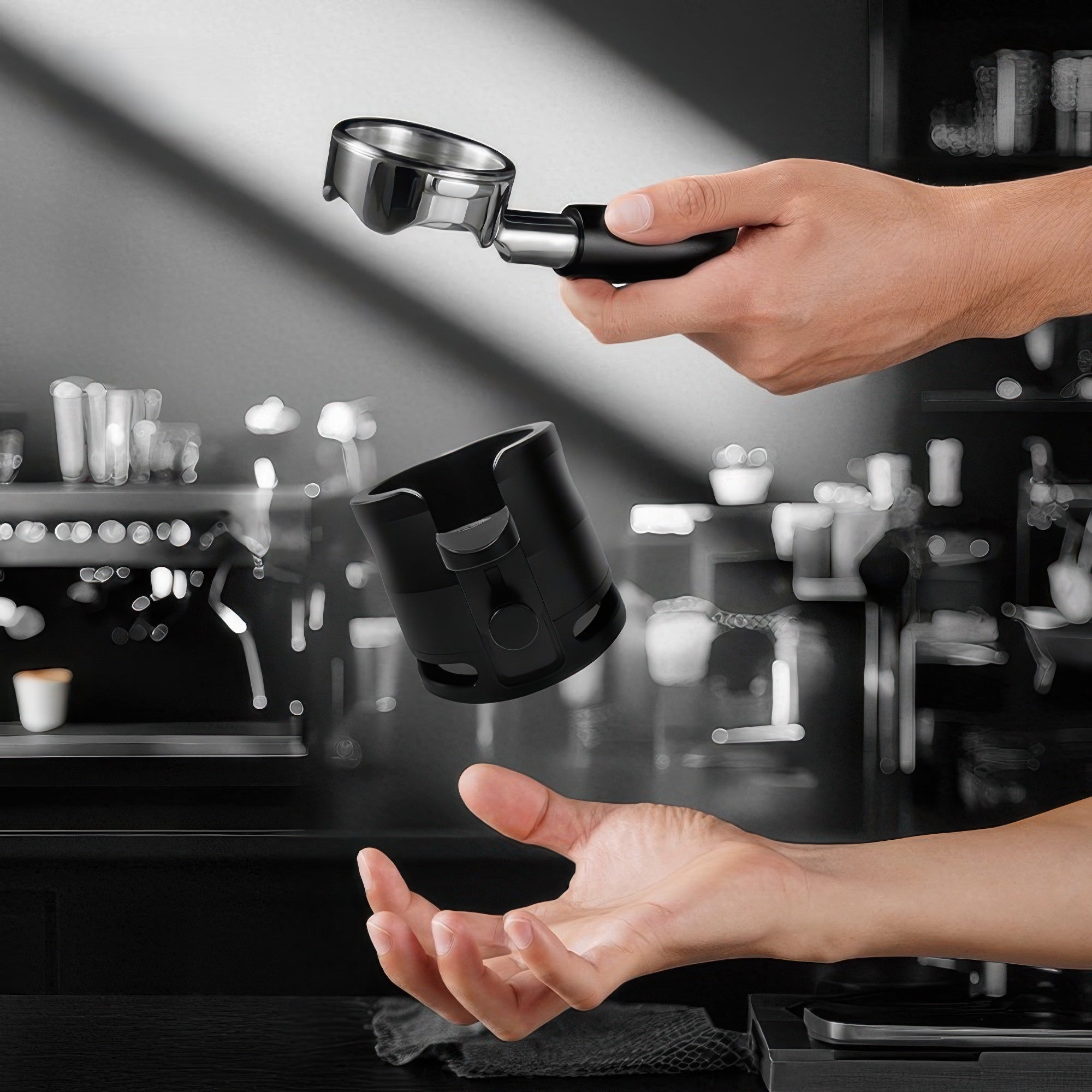 Portafilter Holder & Tamping Station V3