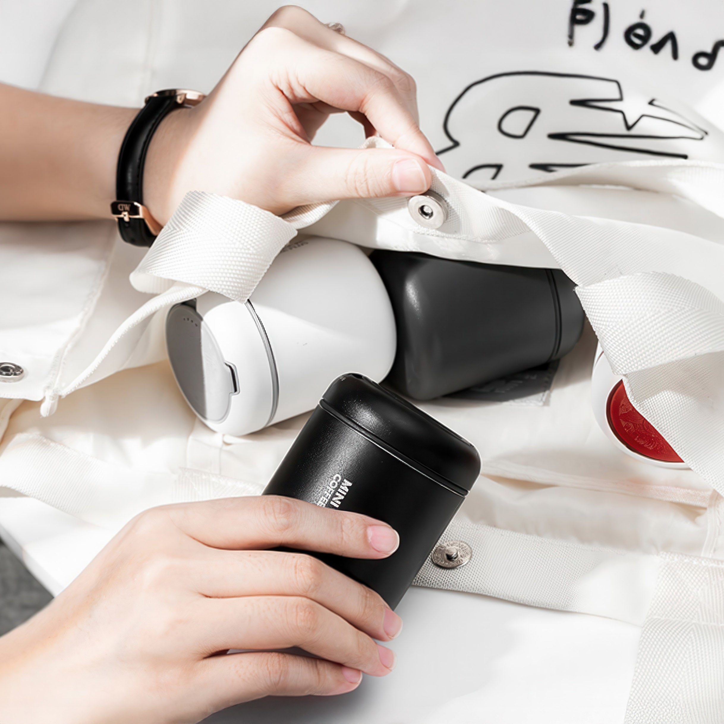 Portable Travel Coffee Bean Canister