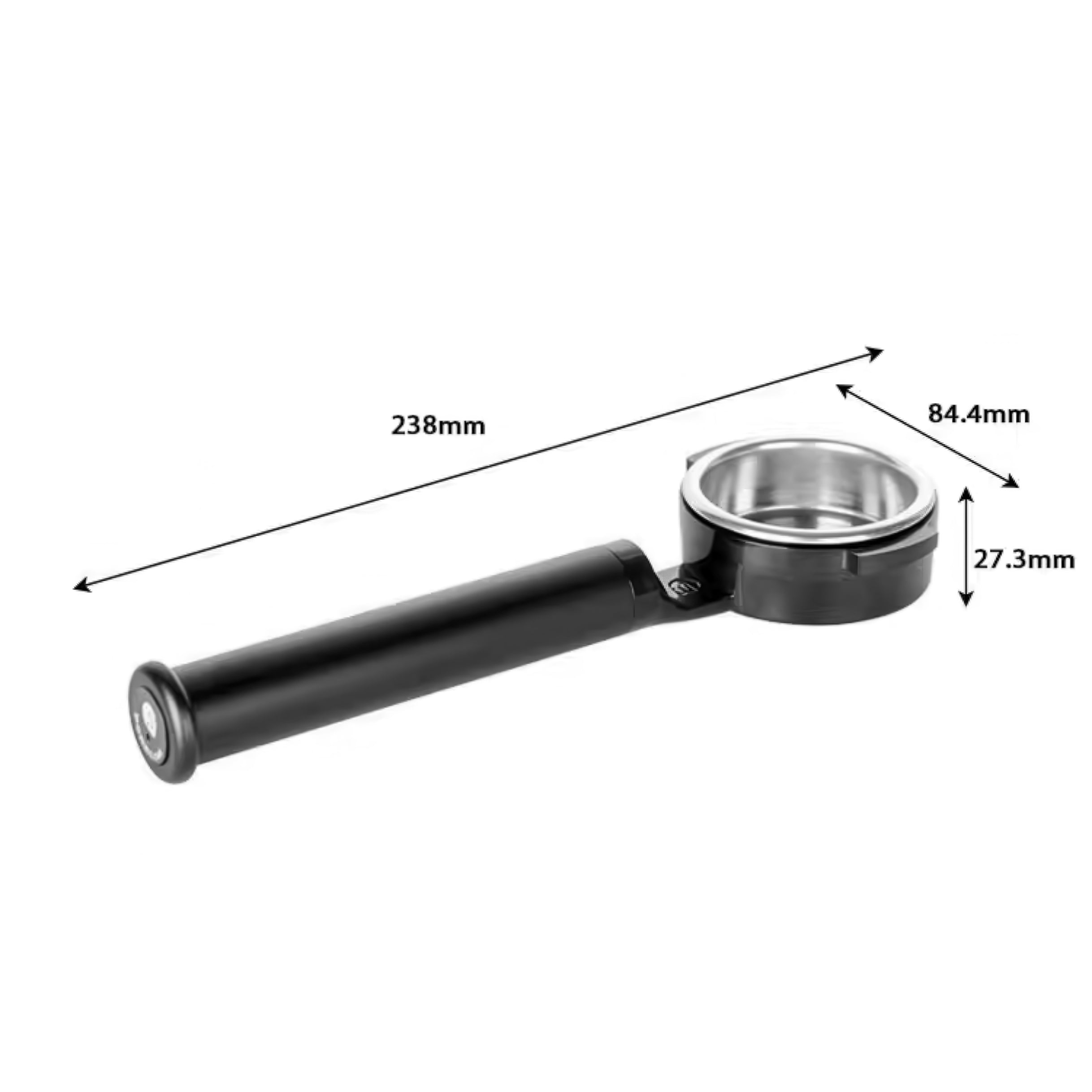 Porte-filtre bottomless à fond plat - extraction haute efficacité