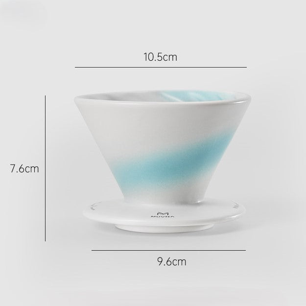 Star Vortex V60 Keramik-Dripper – 16 Spiralfurchen