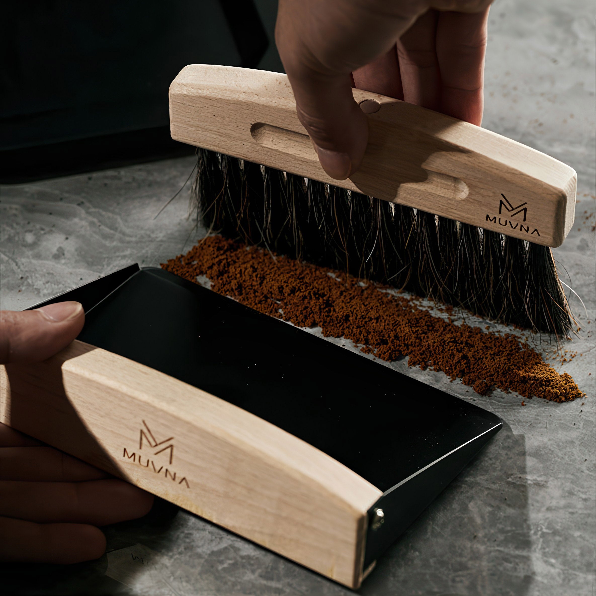 MUVNA Coffee Cleaning Brush - Thumbnail 3