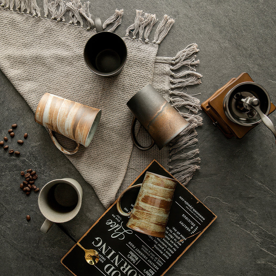 Atelier Vintage Hohe Keramiktasse für Kaffee