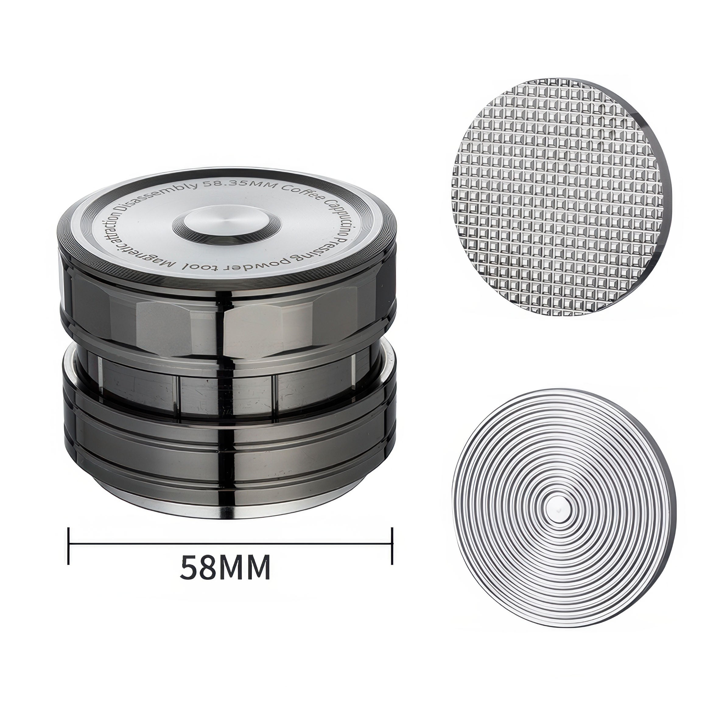 UFO Gravity Tamper with 2 Bottom Types - Lastaforest