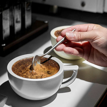 MUVNA espresso spoon stainless steel mixing spoon creative small spoon seasoning spoon long handle spoon
