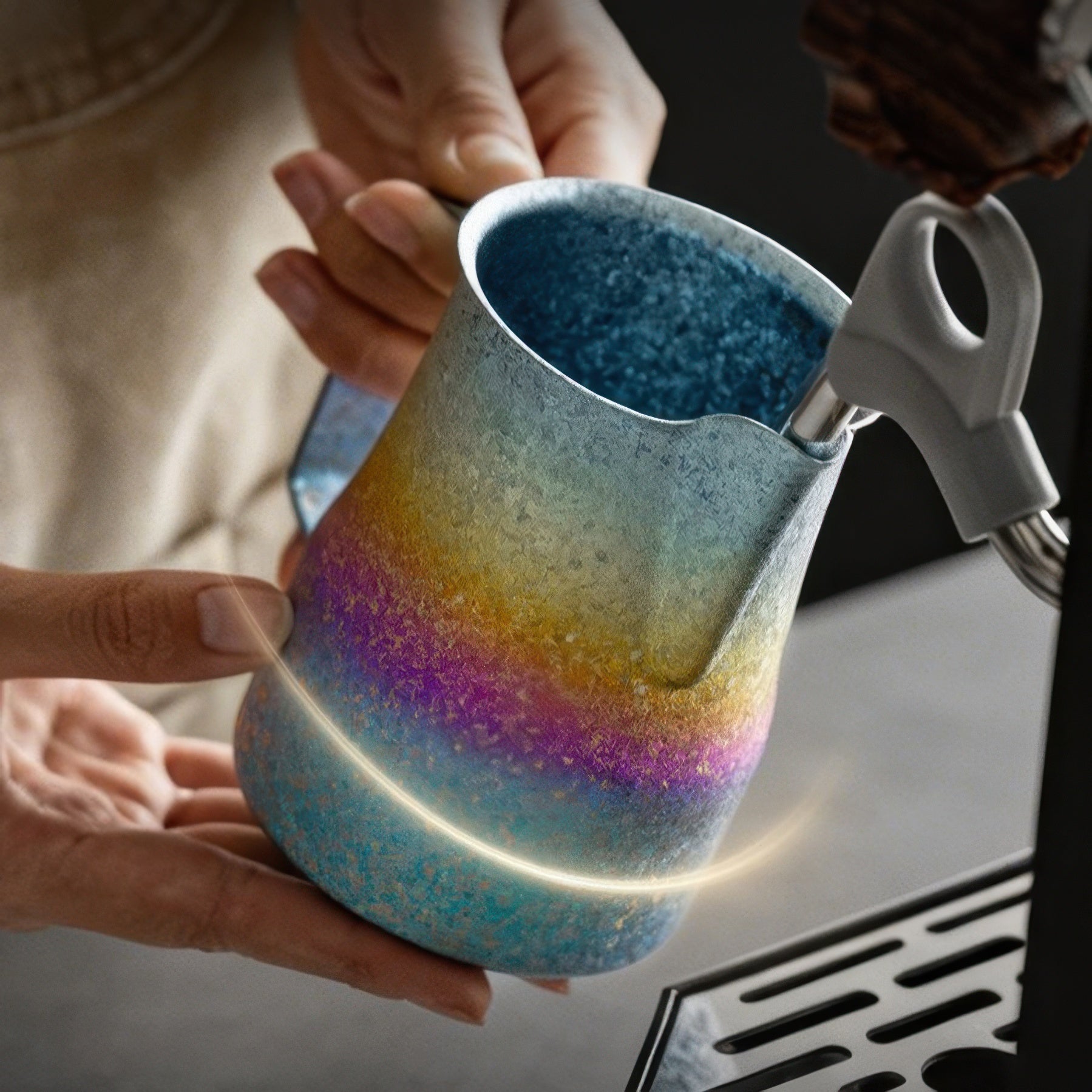 Pure Titanium Latte Pitcher 450ml
