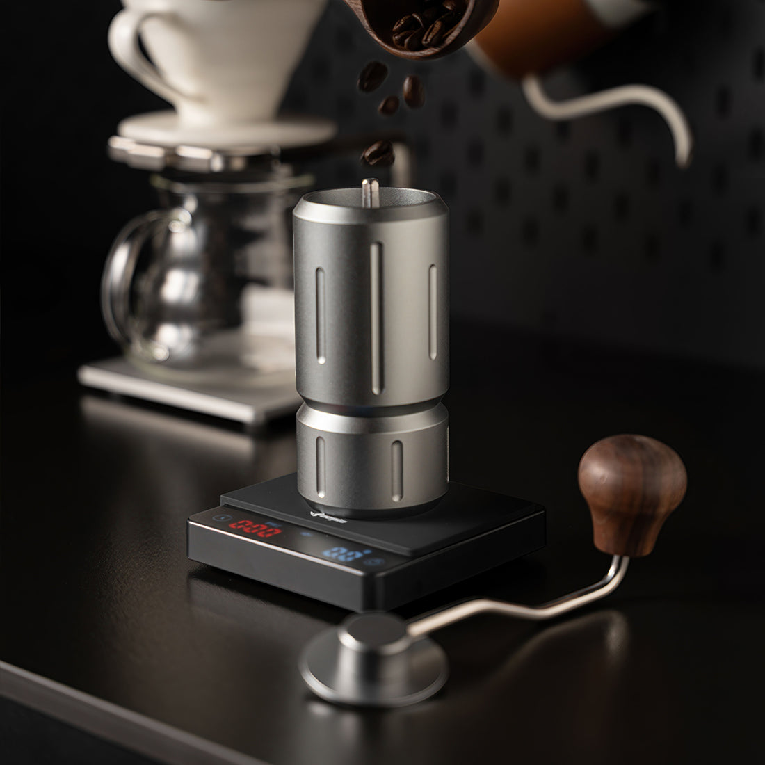 Seven Star Steel Portable Manual Coffee Bean Grinder