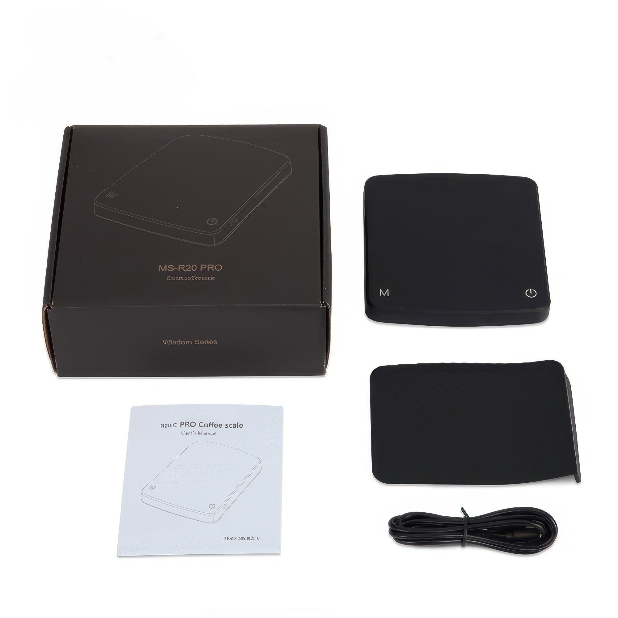 FlowSync Coffee Scale - 0.1g Precision,  Built-In Timer