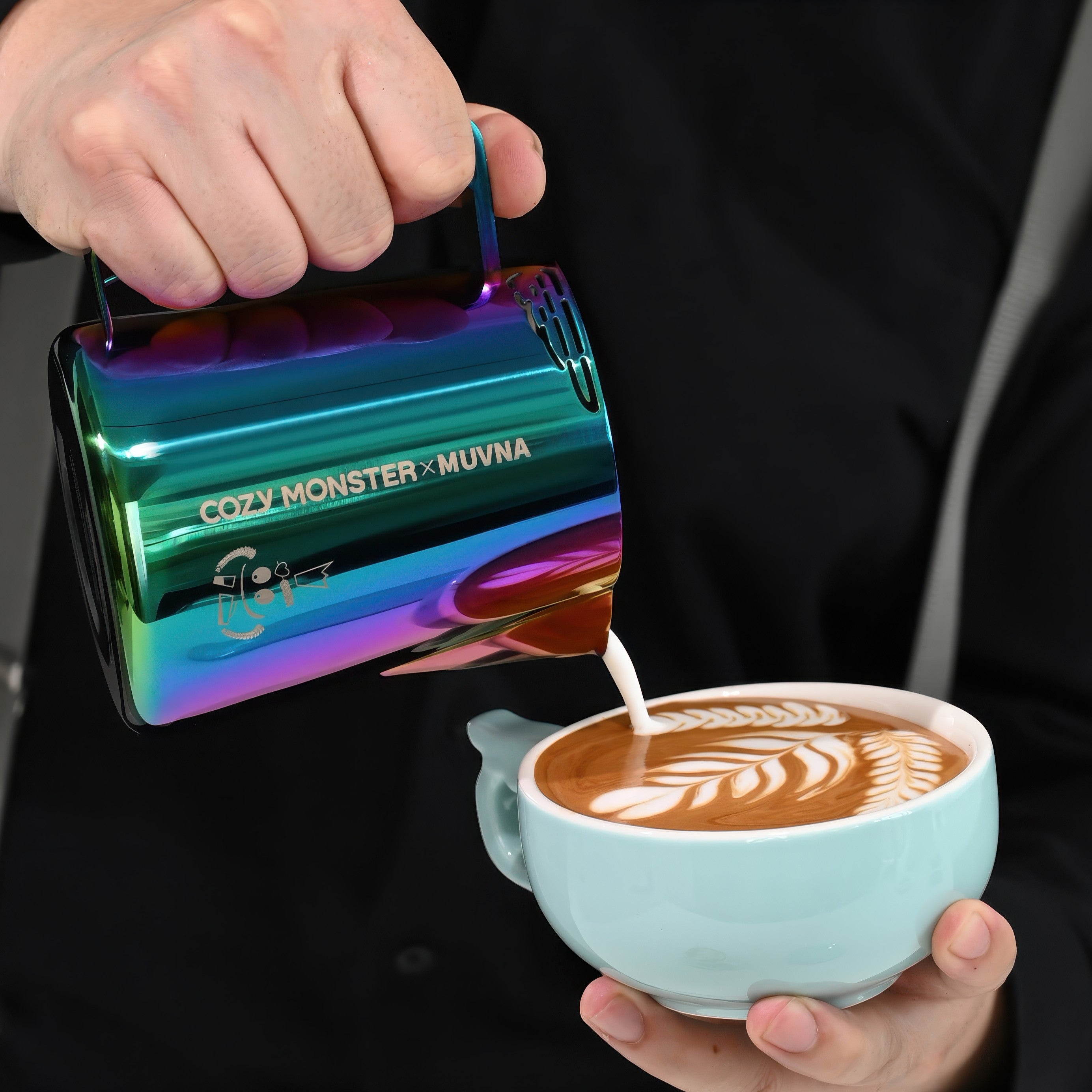 Cozy Monster Monster Latte Art Mug