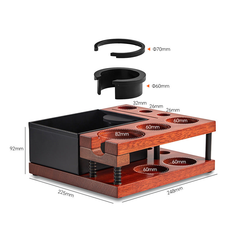 Multifunctional Coffee Tamper Station For Tamper Distributor And Accessories - Lastaforest