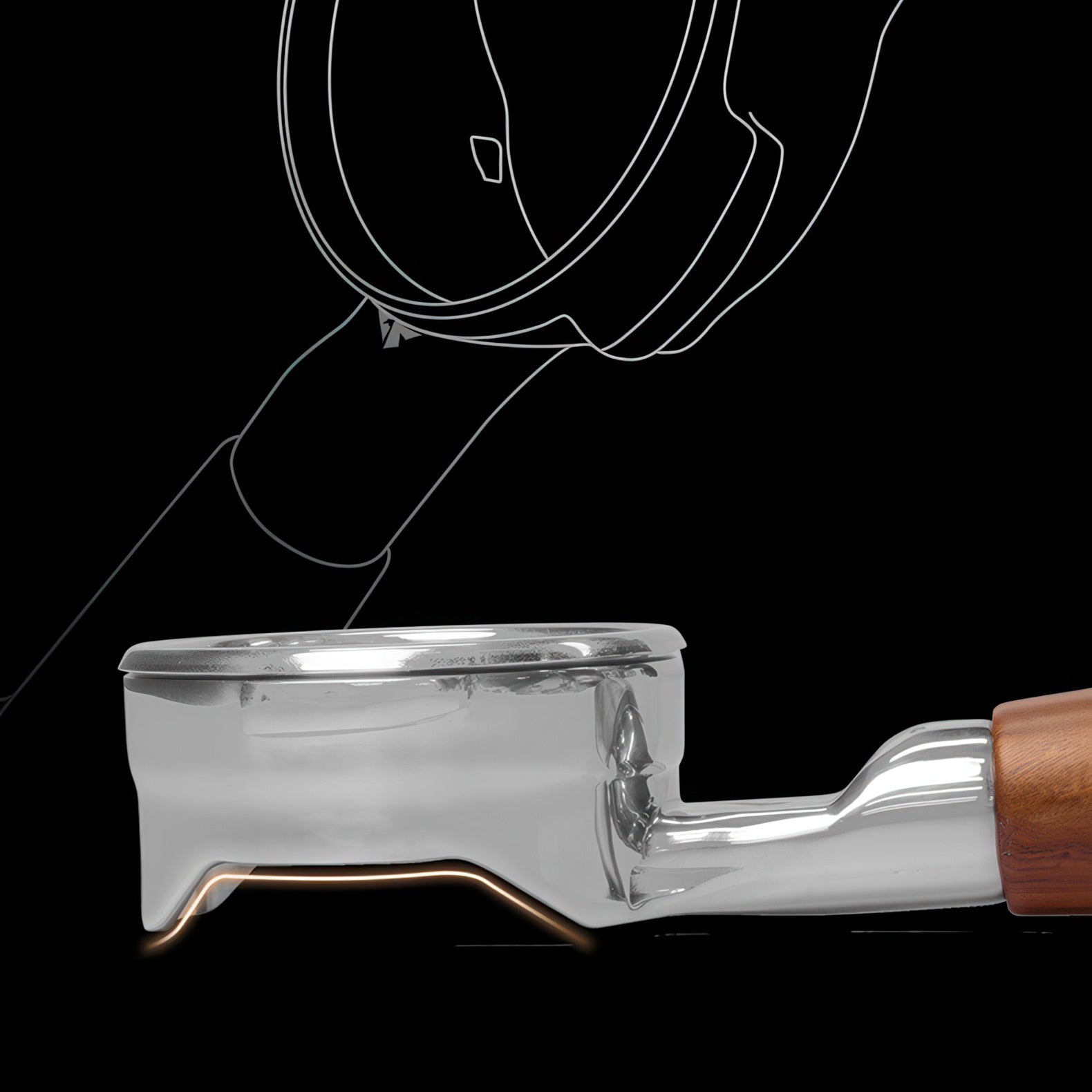 Bottomless Portafilter 58mm Naked Handle