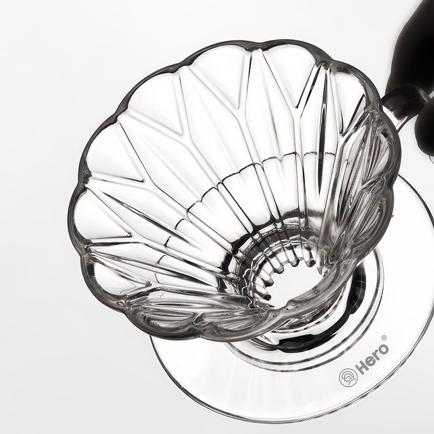 Kaffeefilter mit Prisma-Form und Diamantmuster