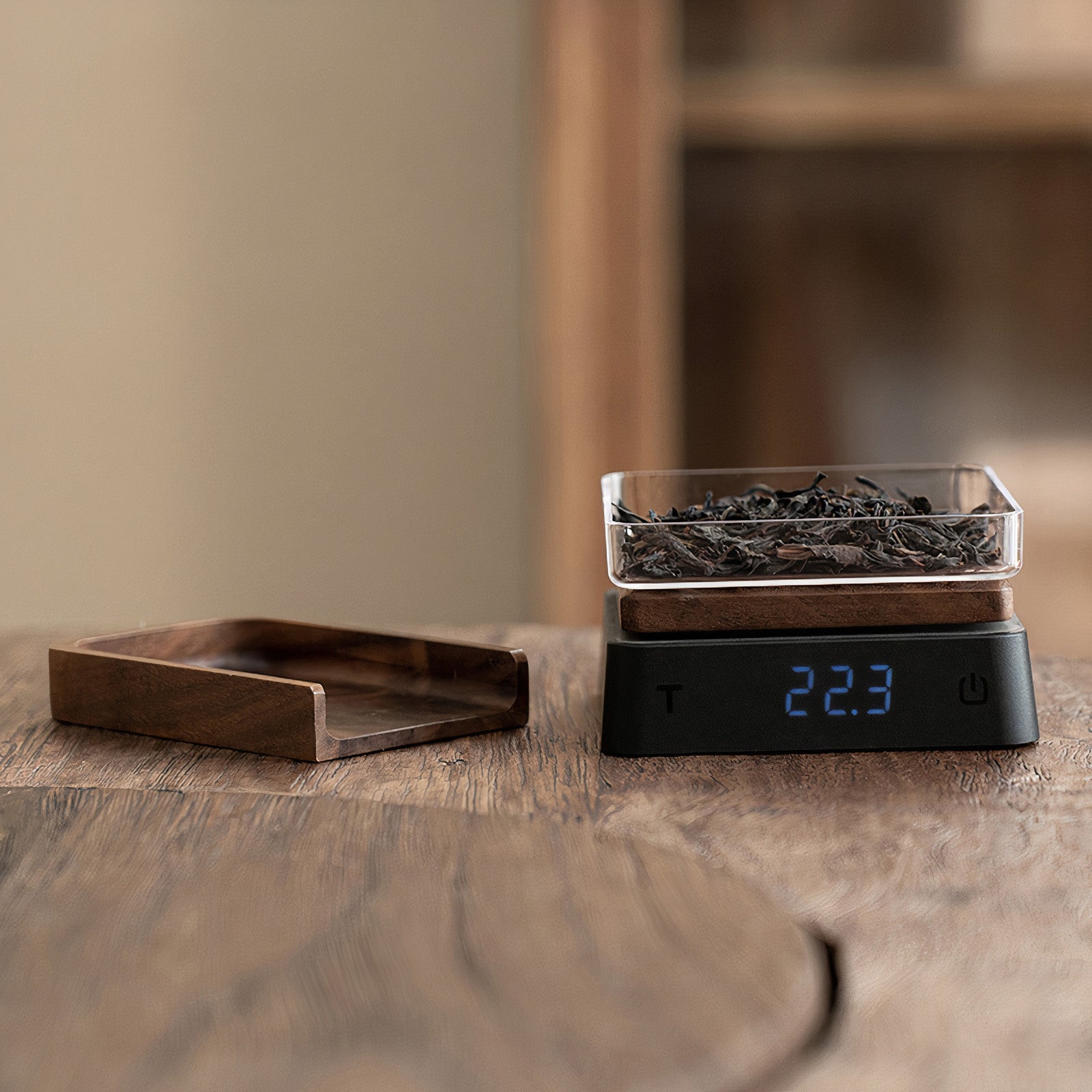 Solid Wood Electronic Scale for Tea and Coffee - Lastaforest