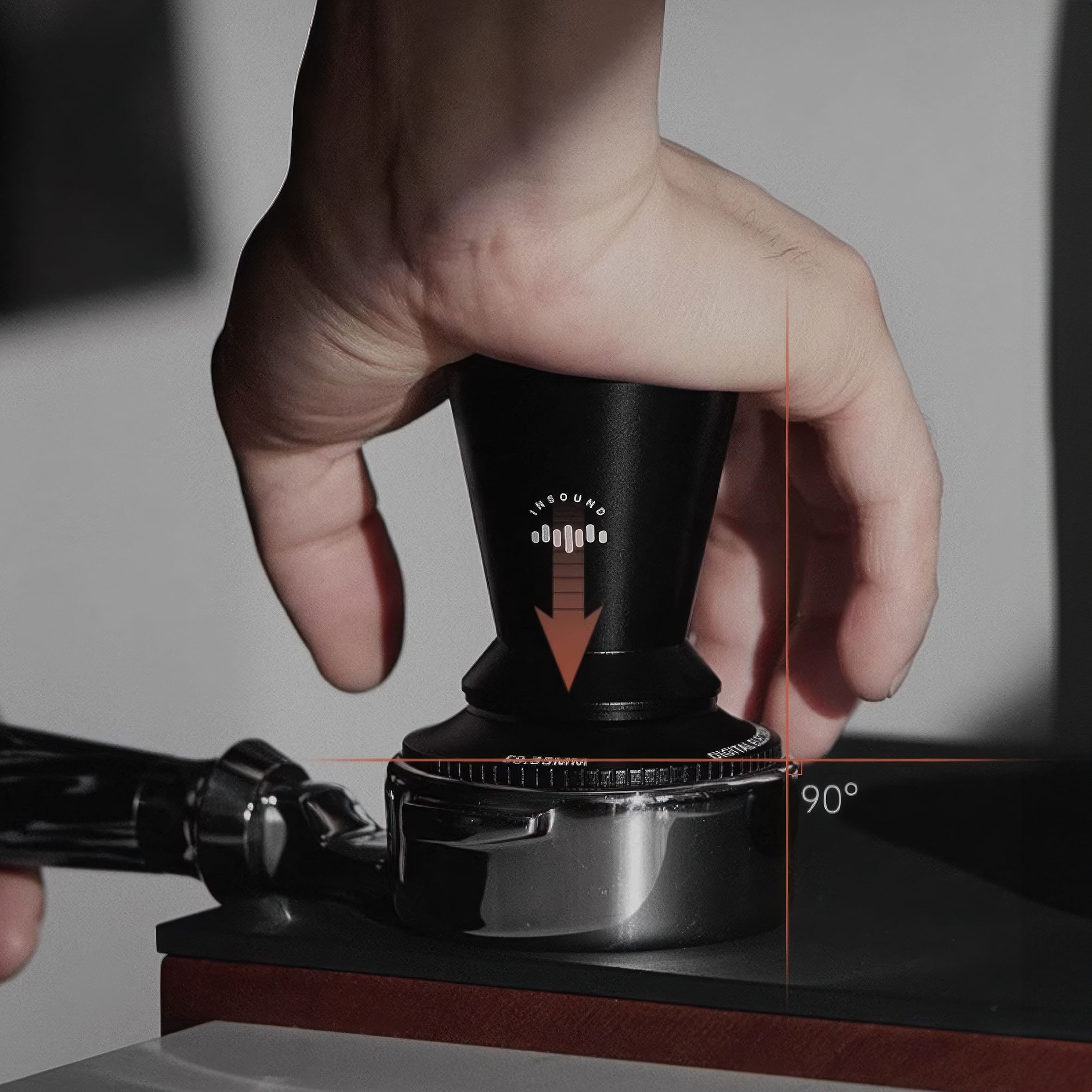 Electronically Adjustable Tamper 58mm - MUVNA - Lastaforest