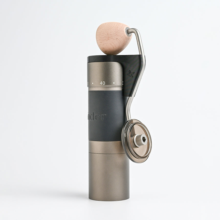 Cap and Handle Holder for Manual Coffee Grinders