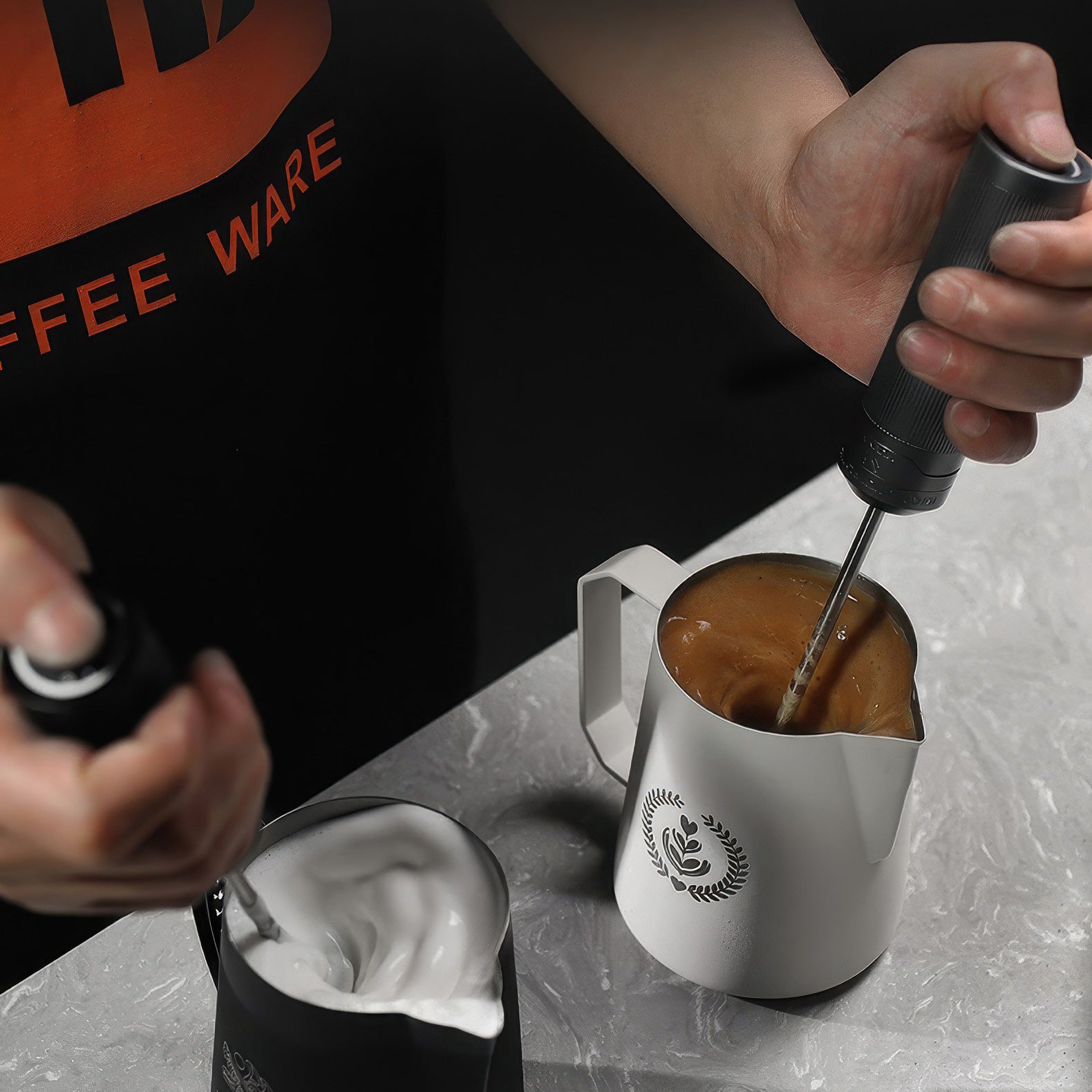 Electric Handheld Milk Frother Rechargeable