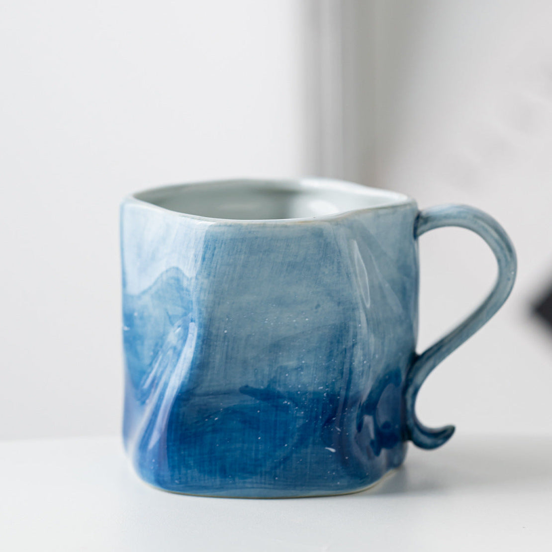 Hand-Painted Ceramic Coffee Mug