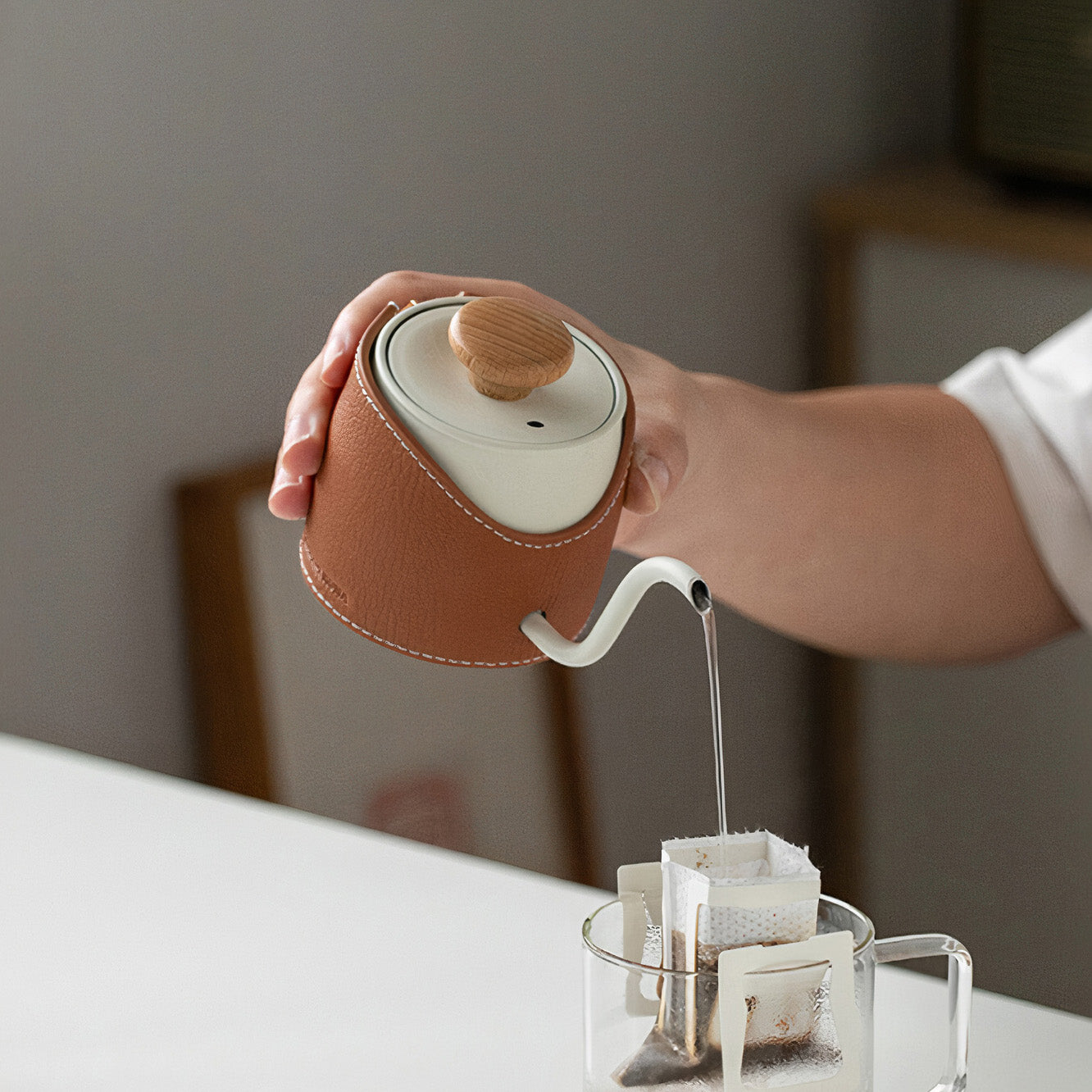 Mini Handleless Coffee Pot for Coffee Brew - Cafe De Kona - Lastaforest