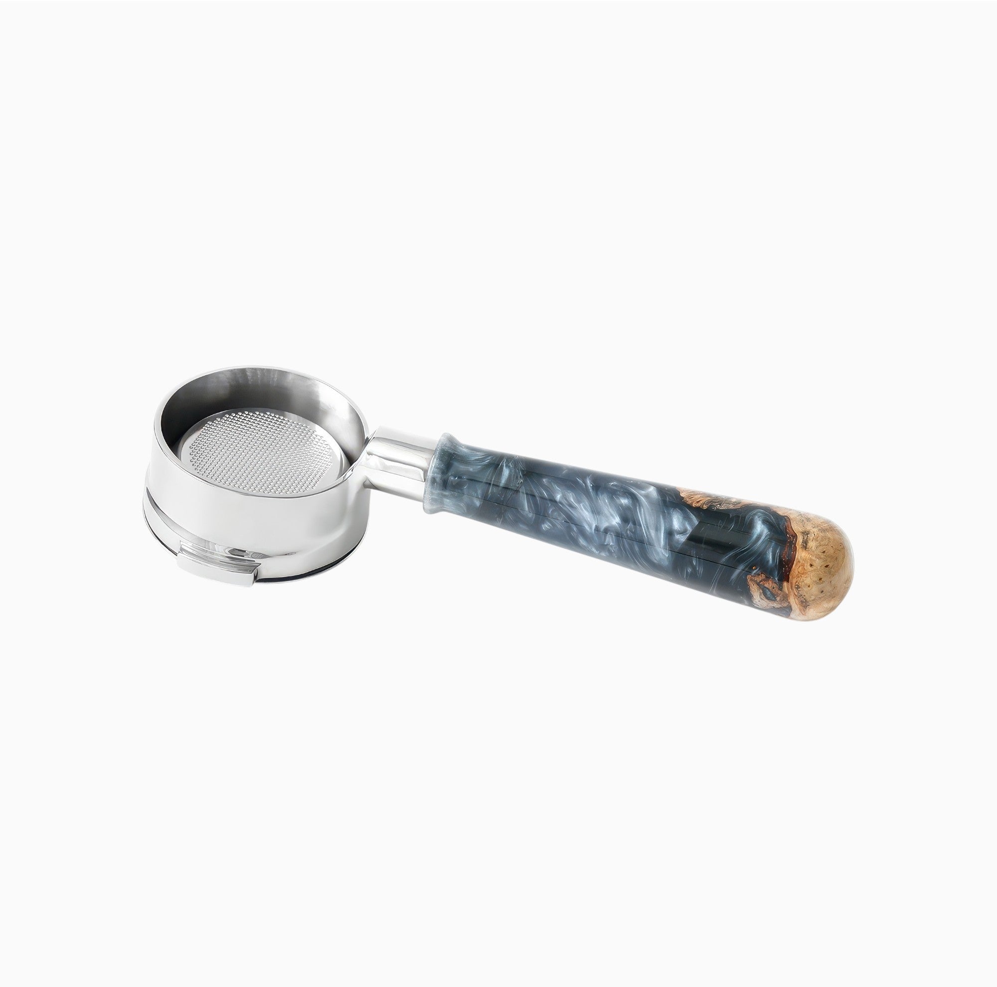 Walnut & Resin Handle Bottomless Portafilter