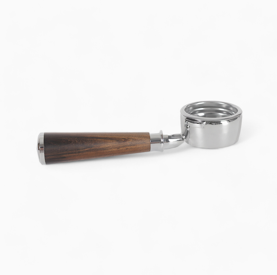 Gaggia Bottomless Portafilter with Wooden Handle and Stainless Steel - Lastaforest