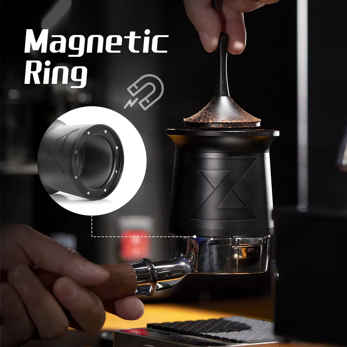 Magnetic Espresso Dosing Shaker V2