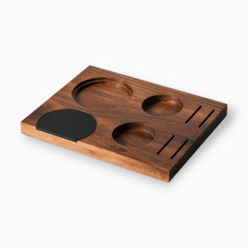 Walnut Espresso Workstation - Barista Organizer | Lastaforest