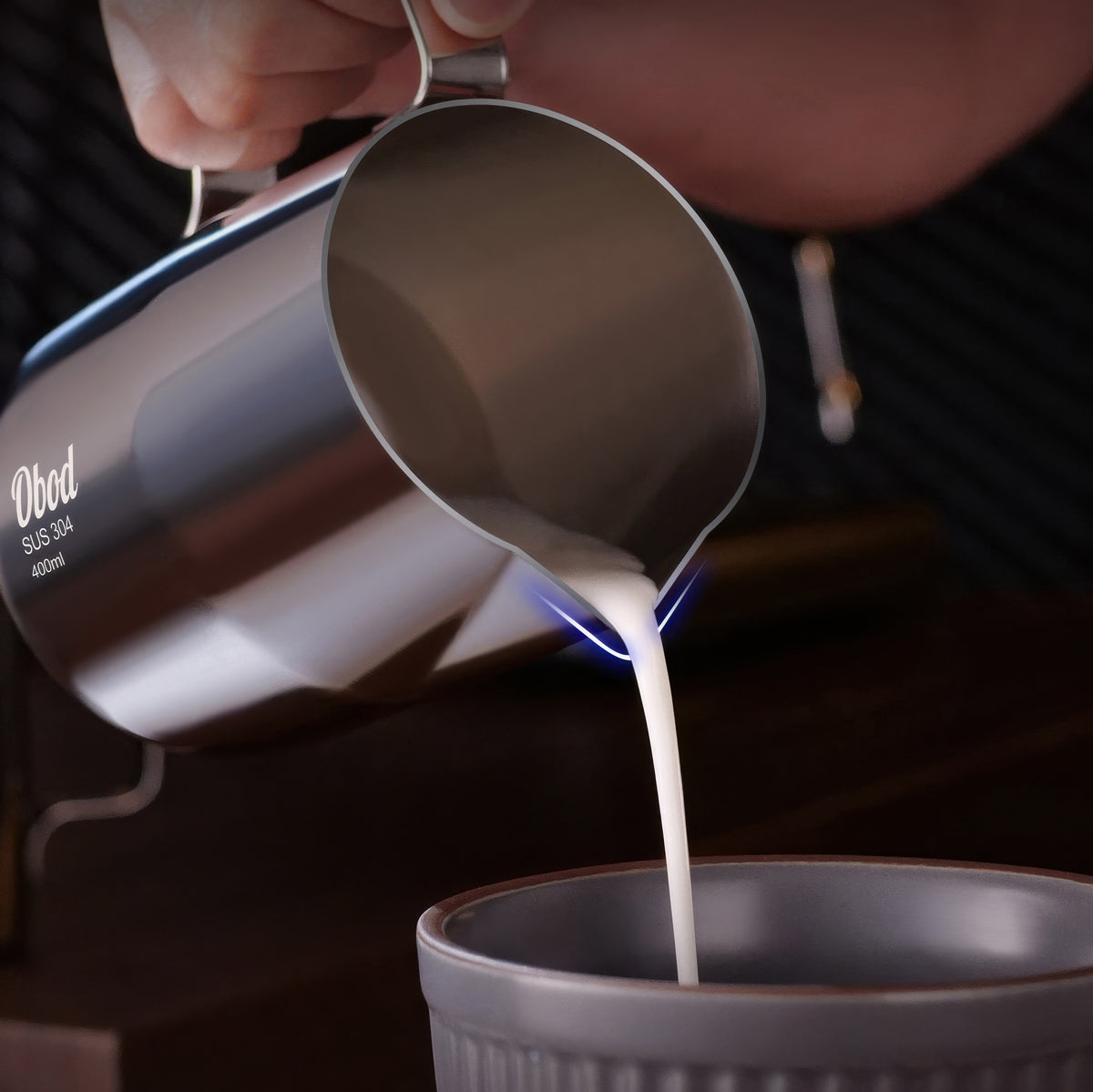 FlowCraft 304 Stainless Steel Latte Pitcher