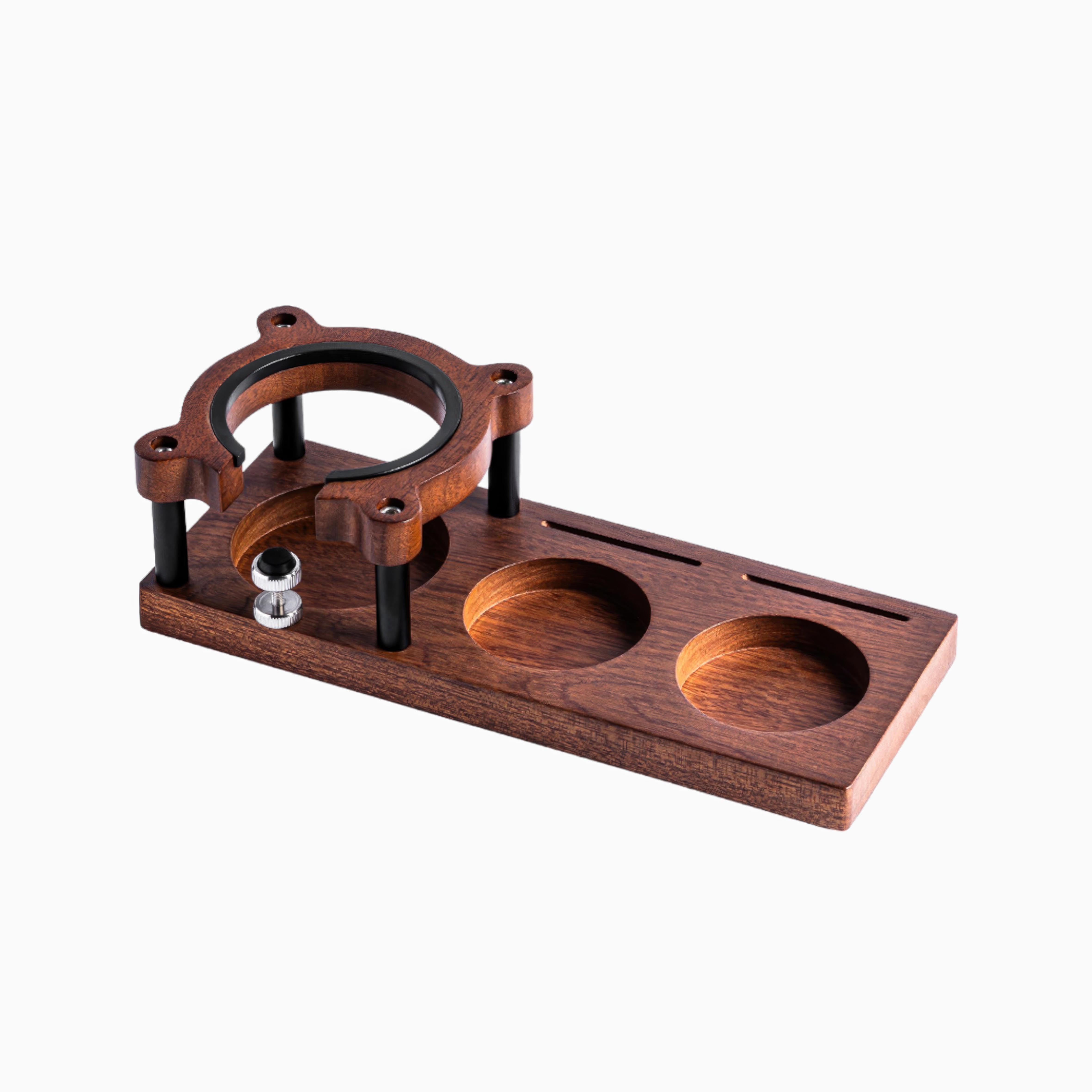 Coffee Solid Wood Tamper Holder Adjustable - Lastaforest