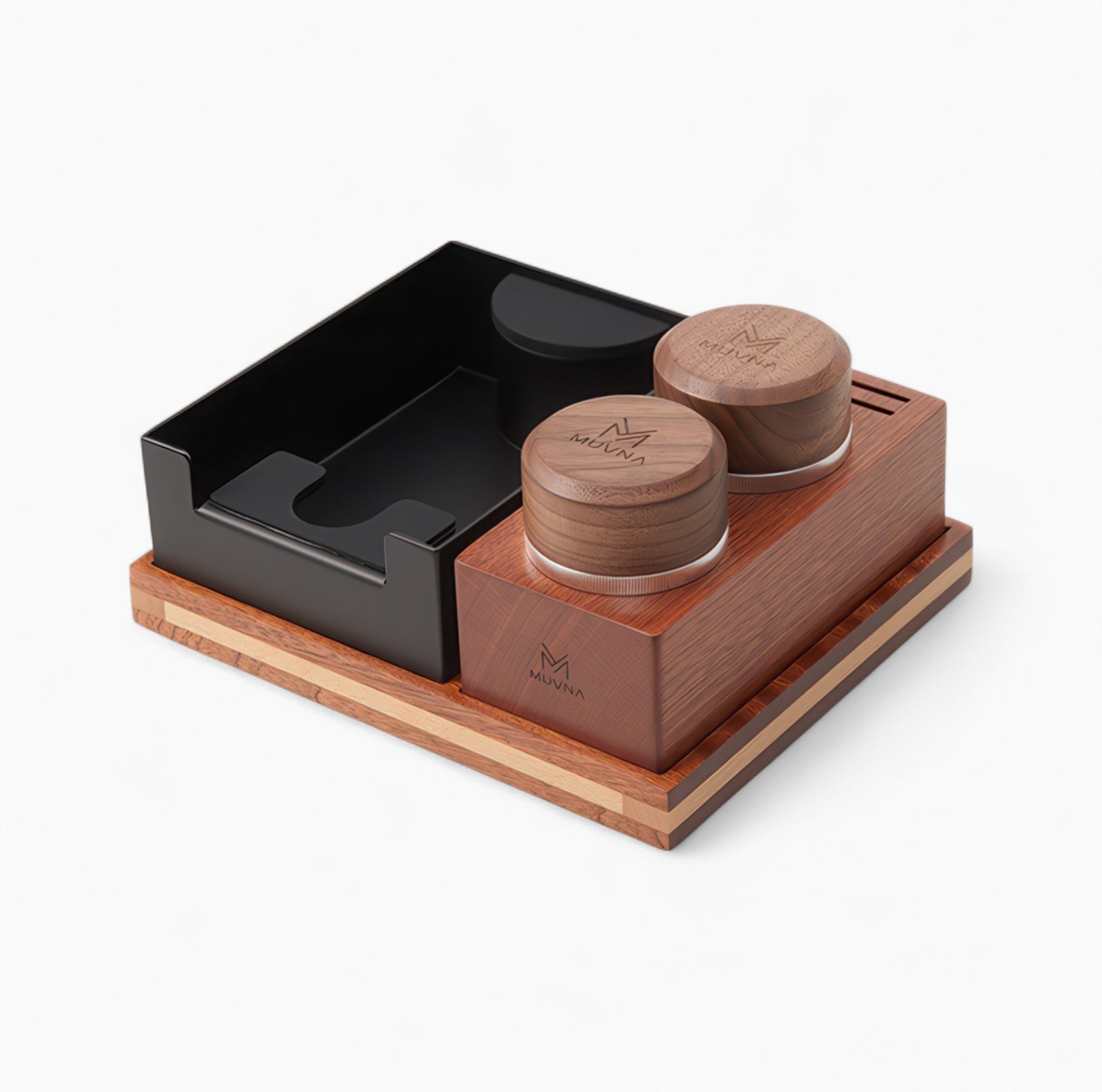 Hochwertiger Holz-Stampfstation-Organizer